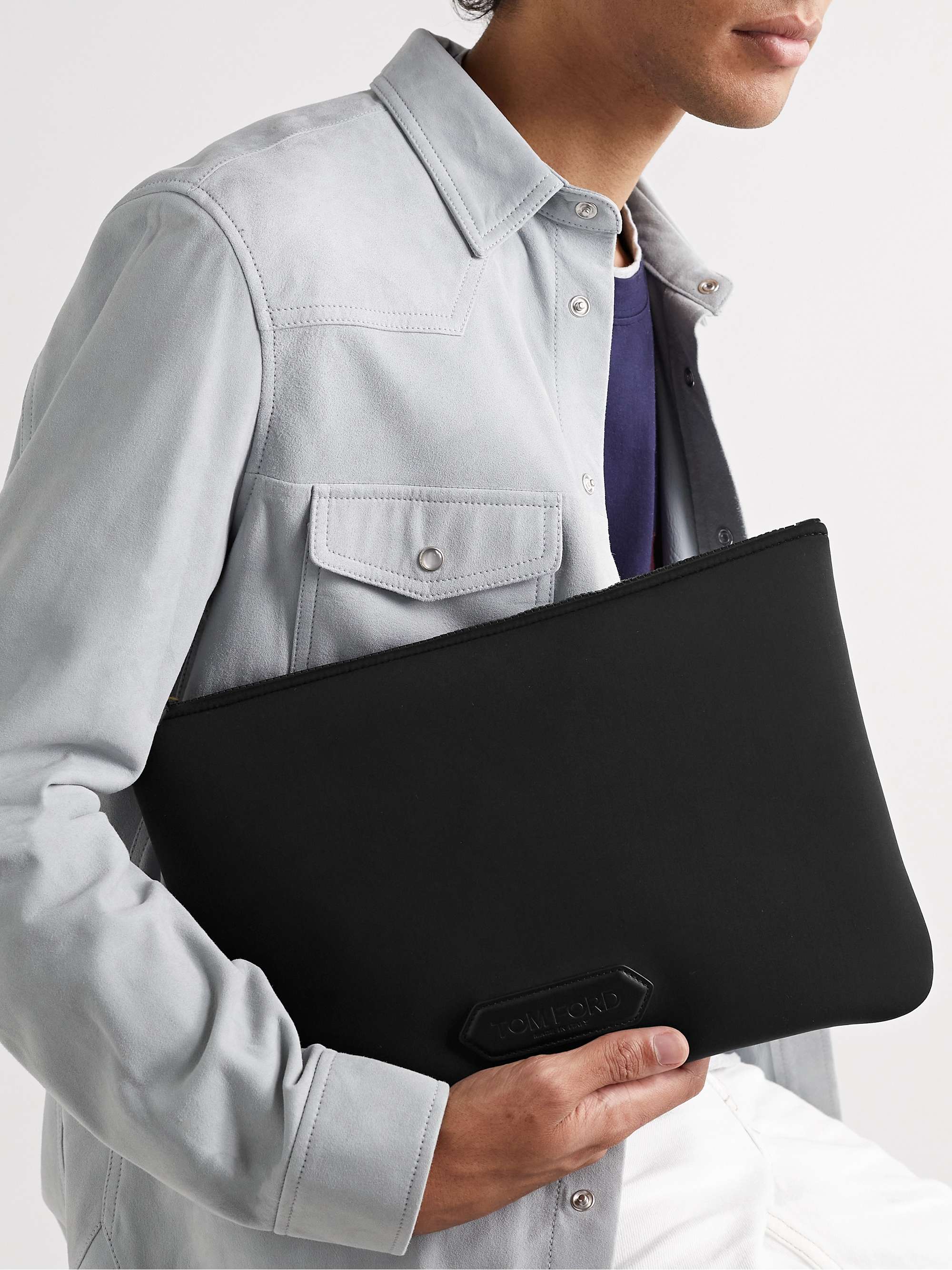 TOM FORD Logo-Appliquéd Neoprene Pouch