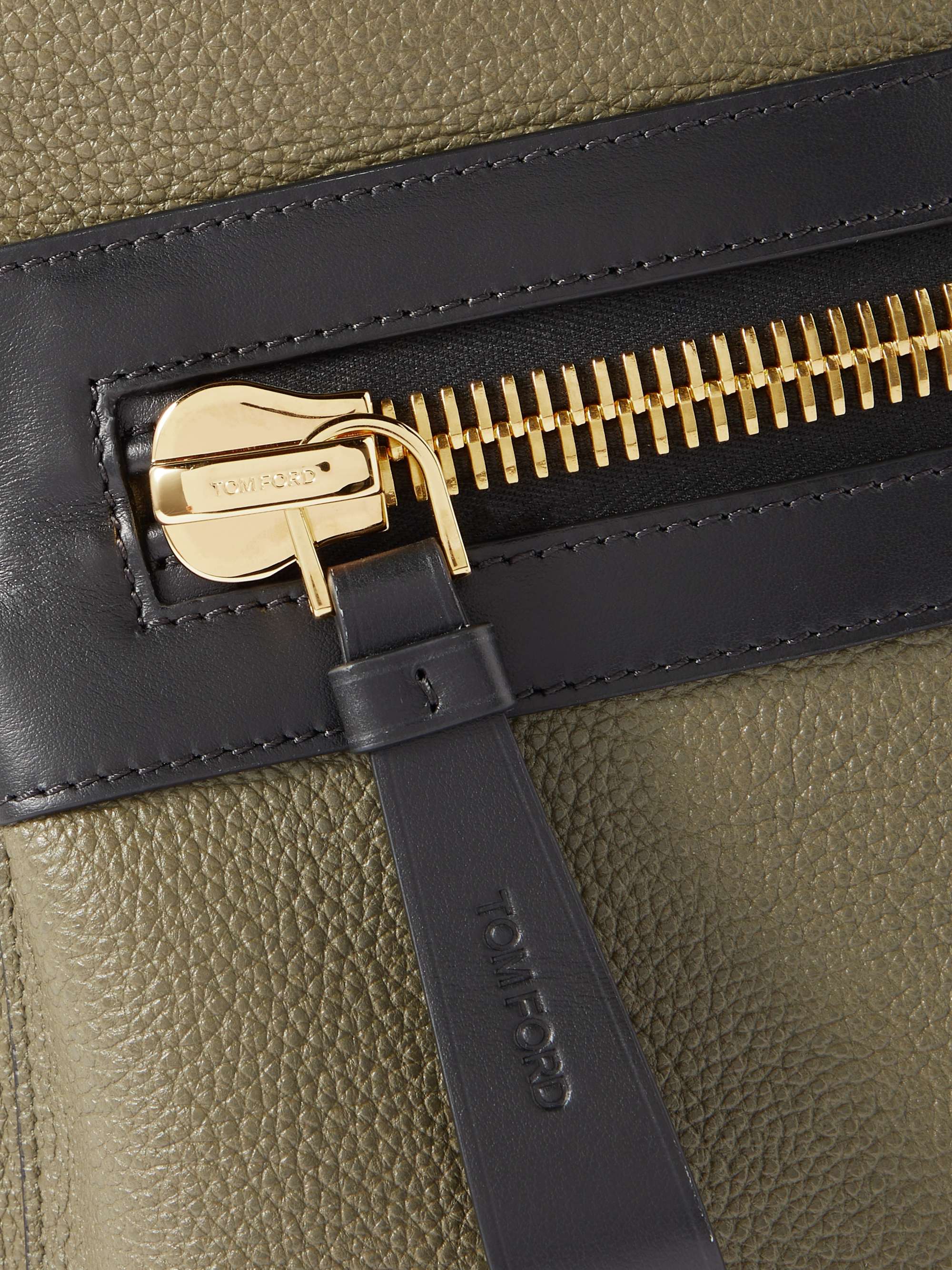 TOM FORD Buckley Pebble-Grain Leather Backpack
