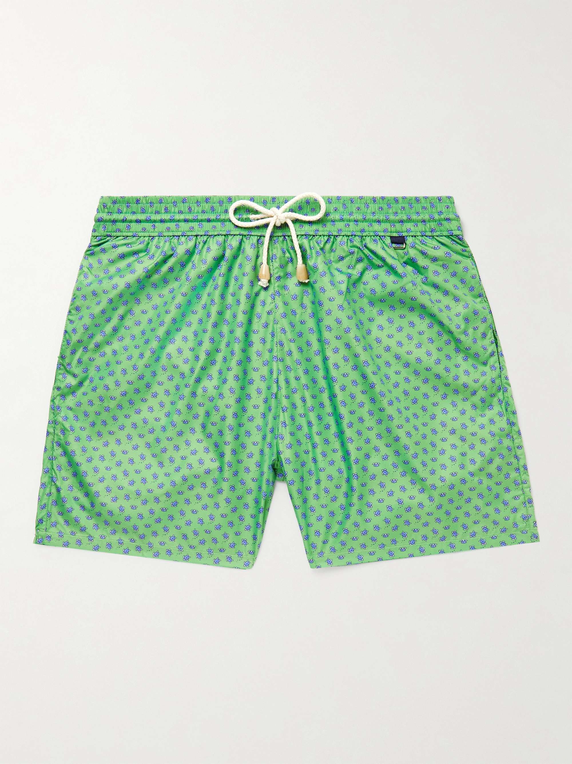RUBINACCI Straight-Leg Short-Length Printed Swim Shorts