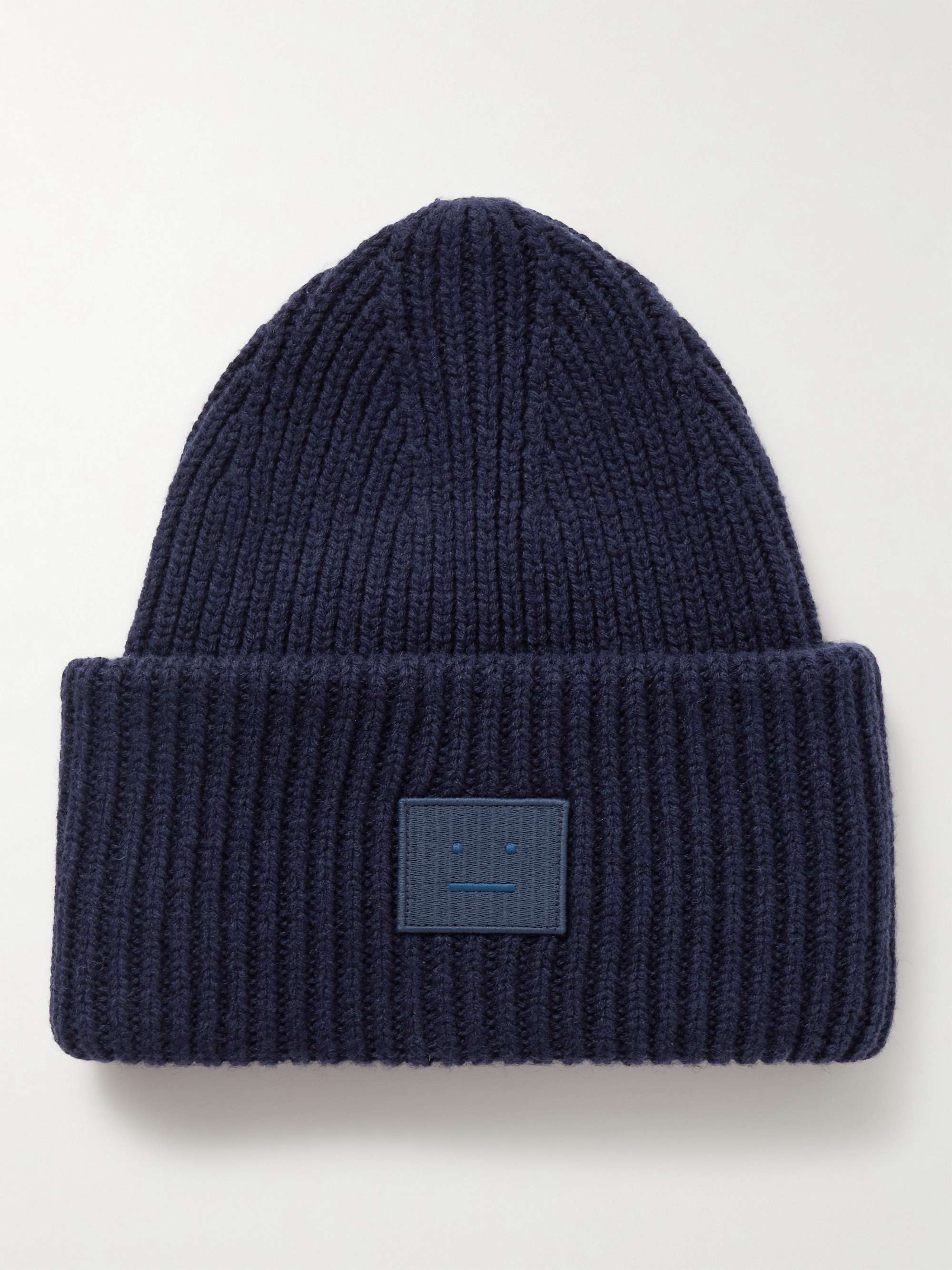 Opfattelse stille Betsy Trotwood ACNE STUDIOS Logo-Appliquéd Ribbed Wool Beanie for Men | MR PORTER