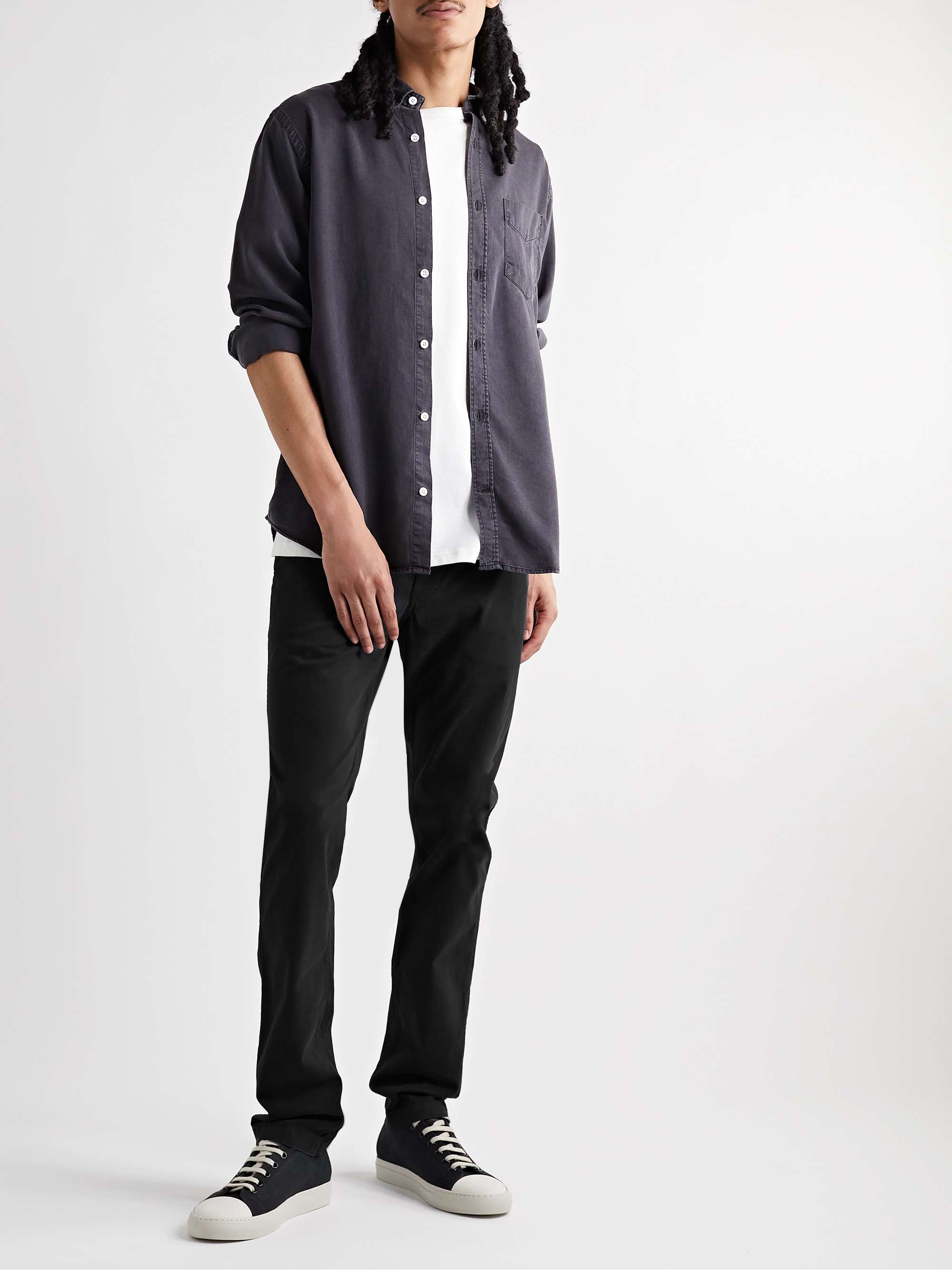 NN07 Marco Slim-Fit Cotton-Blend Twill Chinos