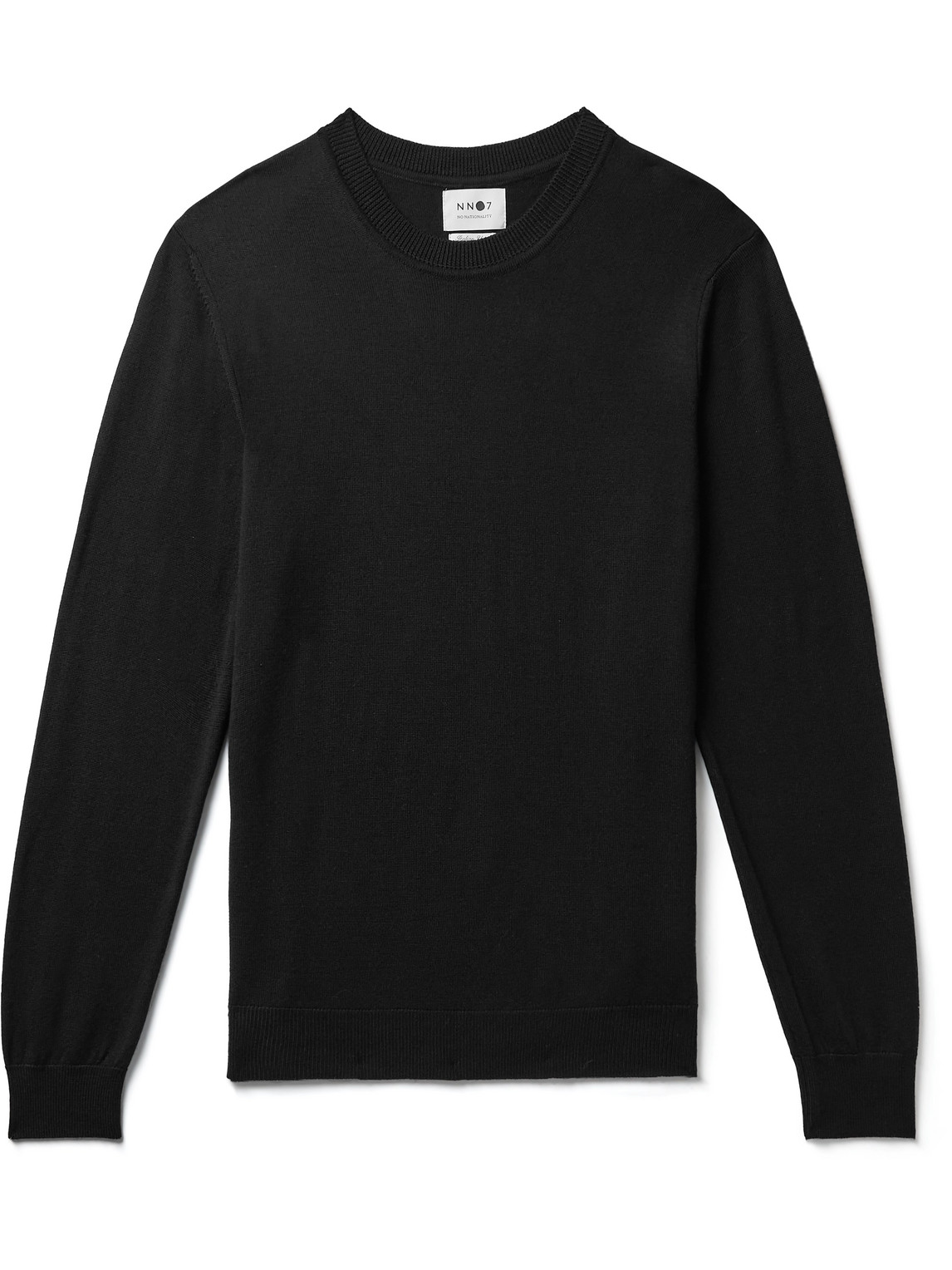 Nn07 Ted Wool Sweater In Black