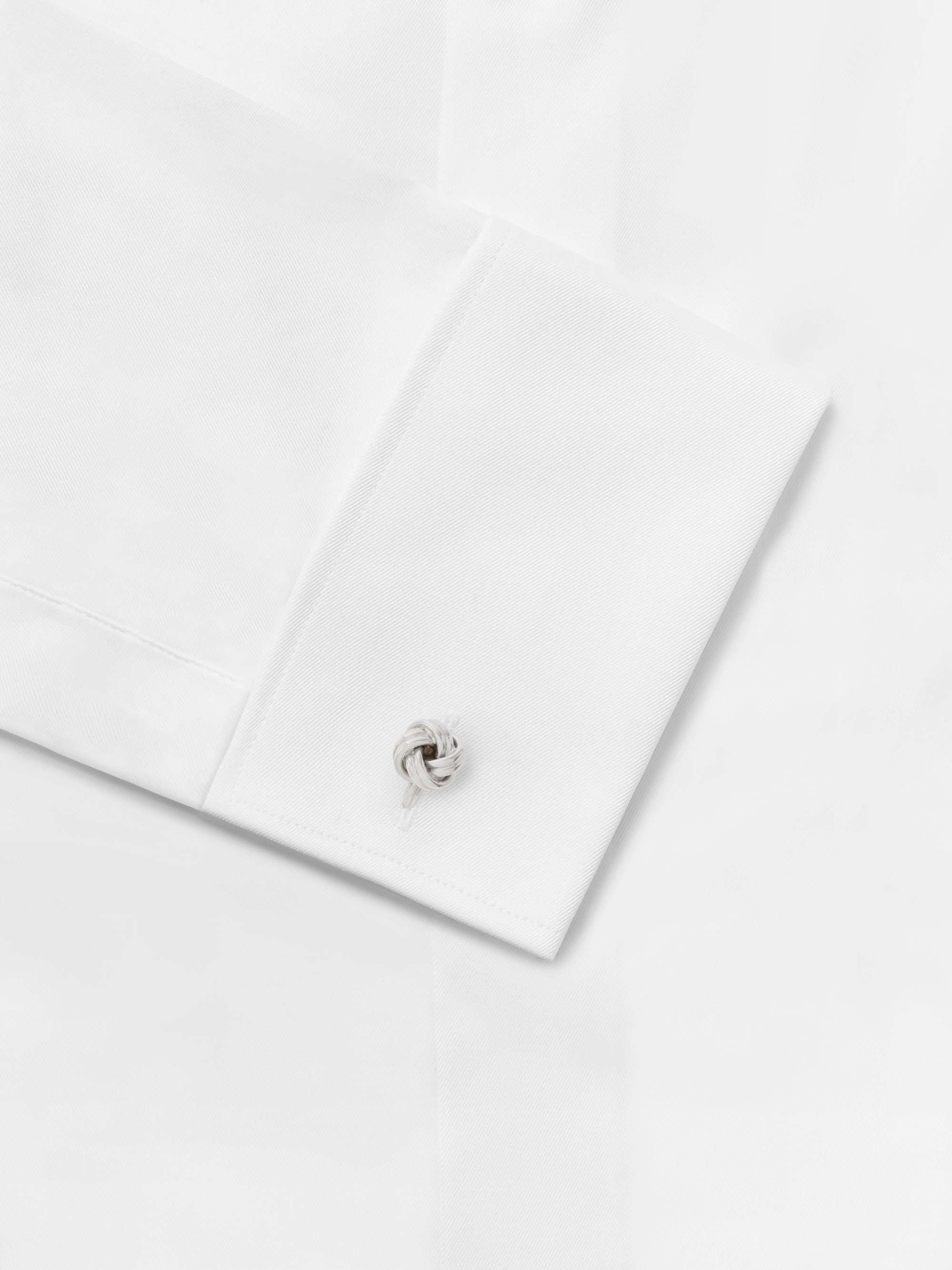 LANVIN Platinum-Plated Cufflinks