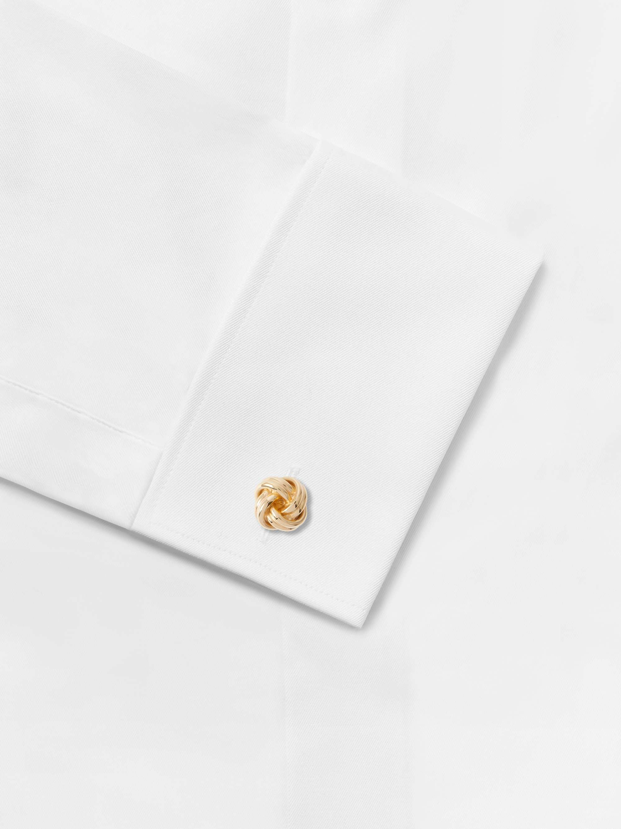 LANVIN Knot Gold-Plated Cufflinks
