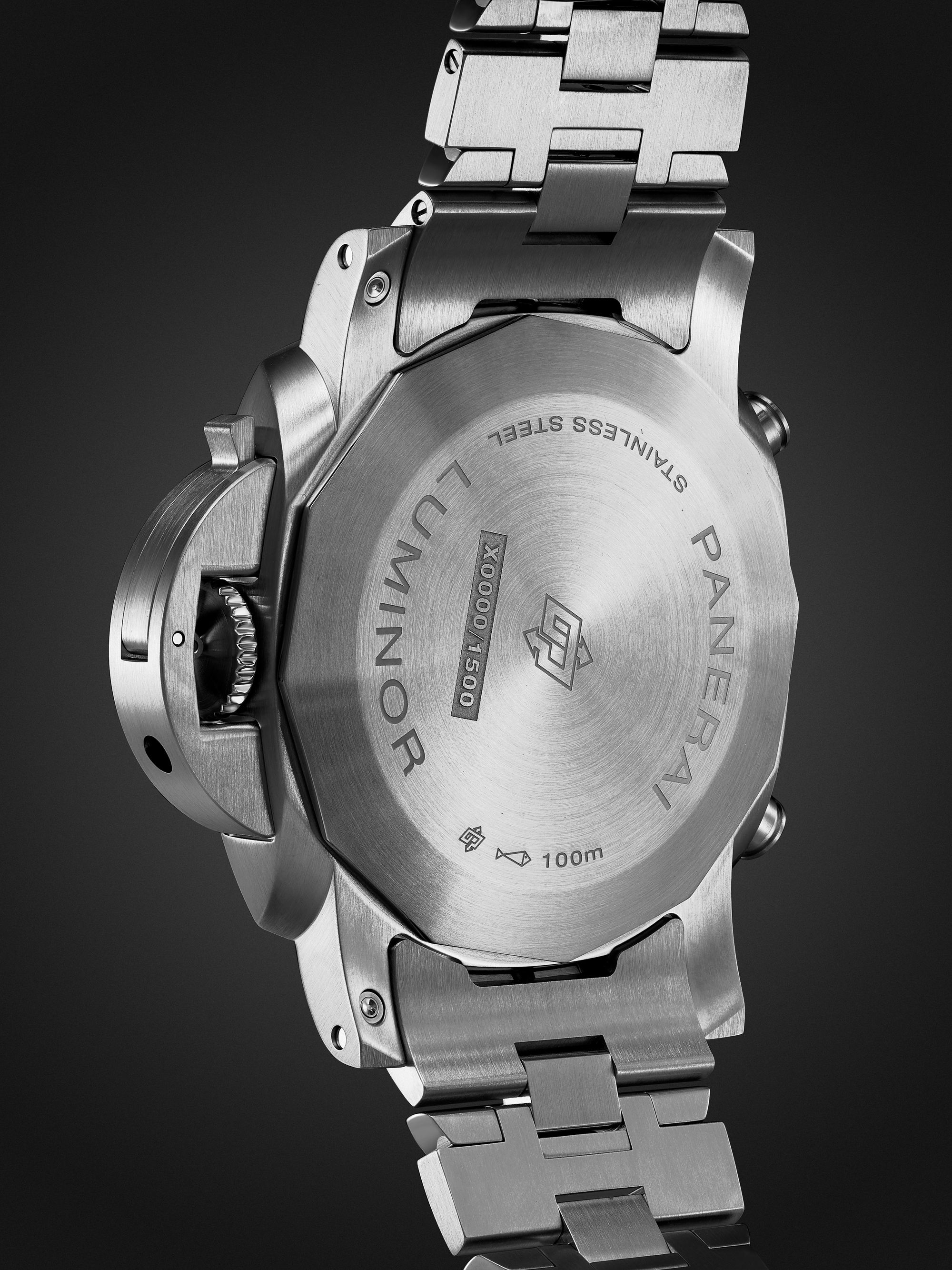 PANERAI Luminor Chrono Automatic Chronograph 44mm Stainless Steel Watch, Ref. No. PAM01110