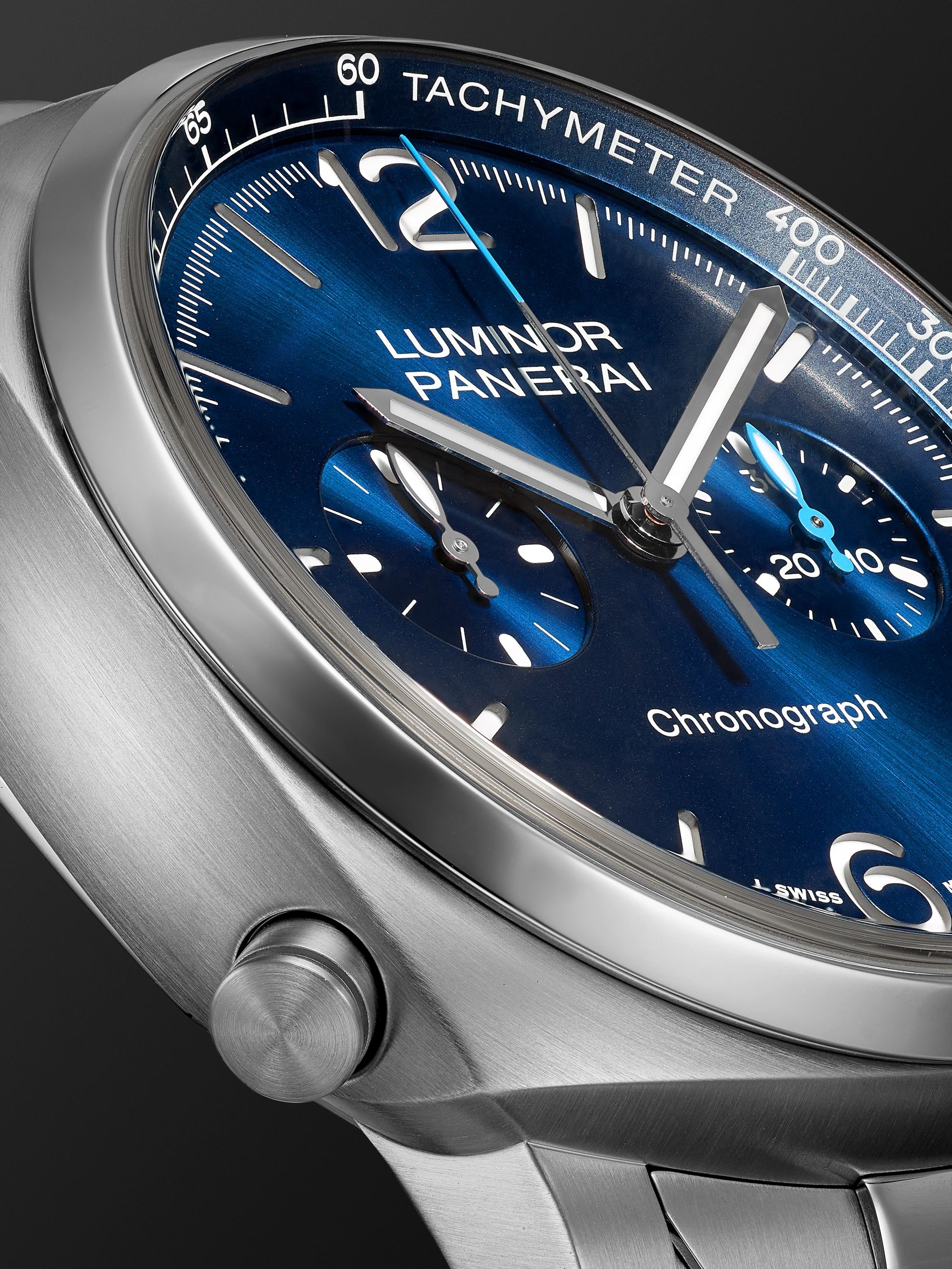 PANERAI Luminor Chrono Automatic Chronograph 44mm Stainless Steel Watch, Ref. No. PAM01110