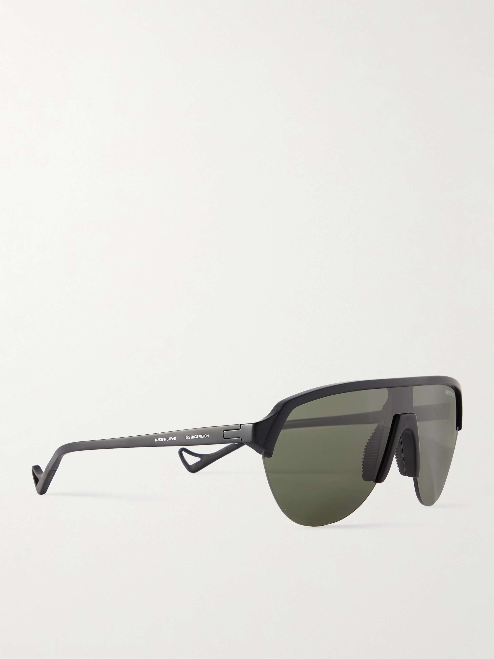 DISTRICT VISION Nagata Speed Blade Nylon and Titanium Polarised Sunglasses