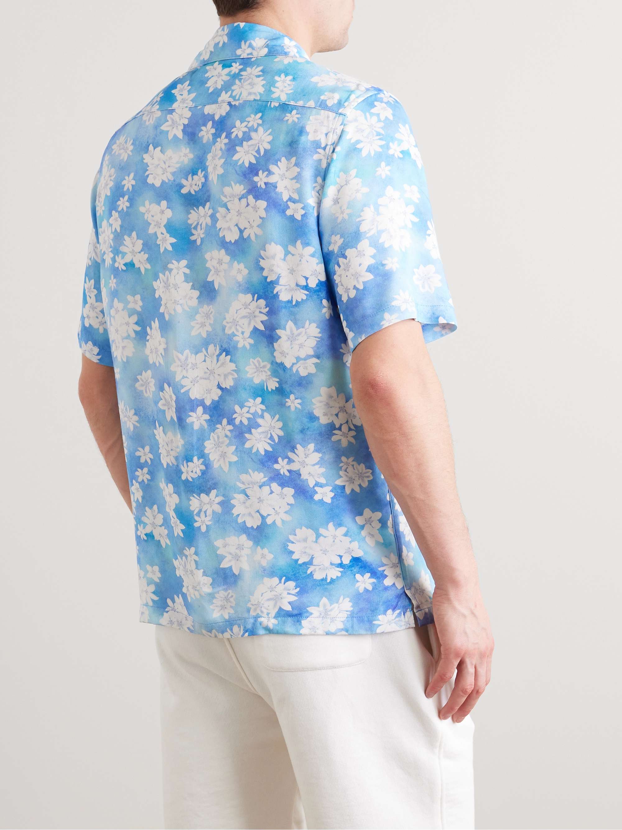 ONIA Vacation CampCollar FloralPrint Crepe Shirt for Men MR PORTER