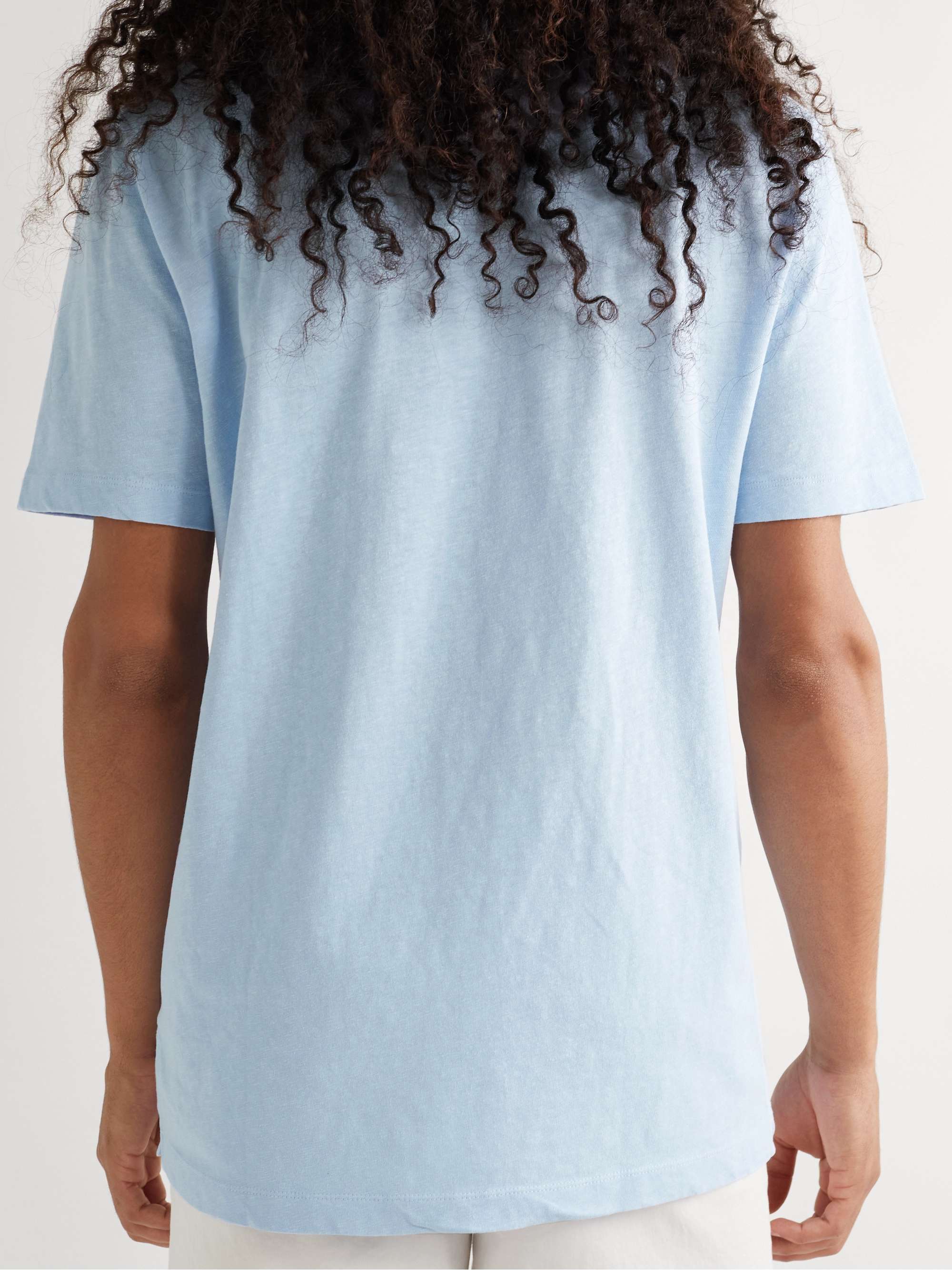ORLEBAR BROWN Nicolas Cotton and Linen-Blend Jersey T-Shirt for Men ...