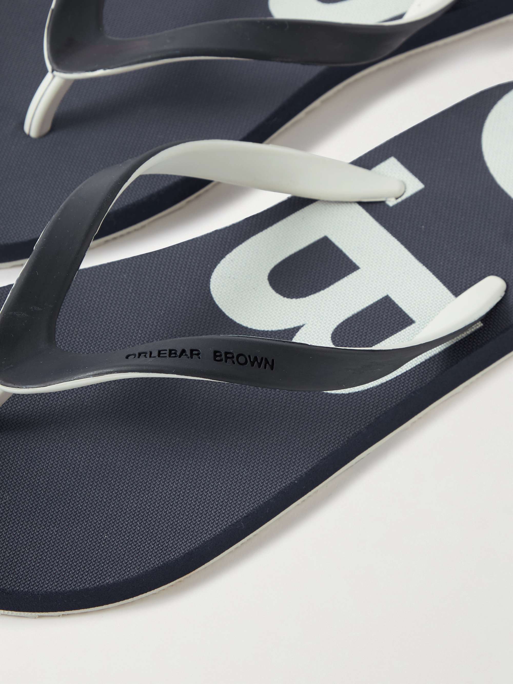 ORLEBAR BROWN Haston Logo-Debossed Rubber Flip Flops