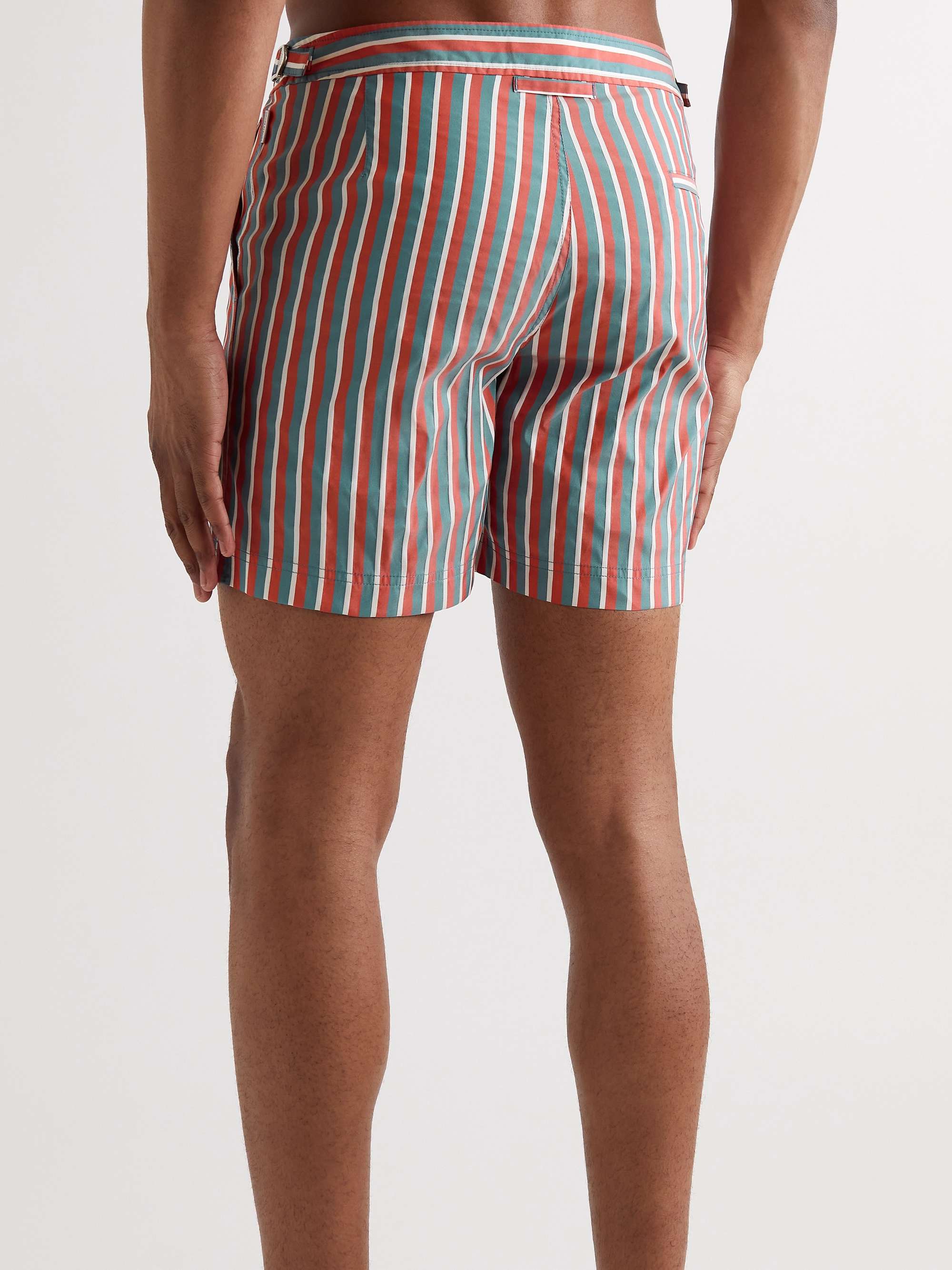 ORLEBAR BROWN Bulldog Straight-Leg Mid-Length Cotton-Blend Swim Shorts