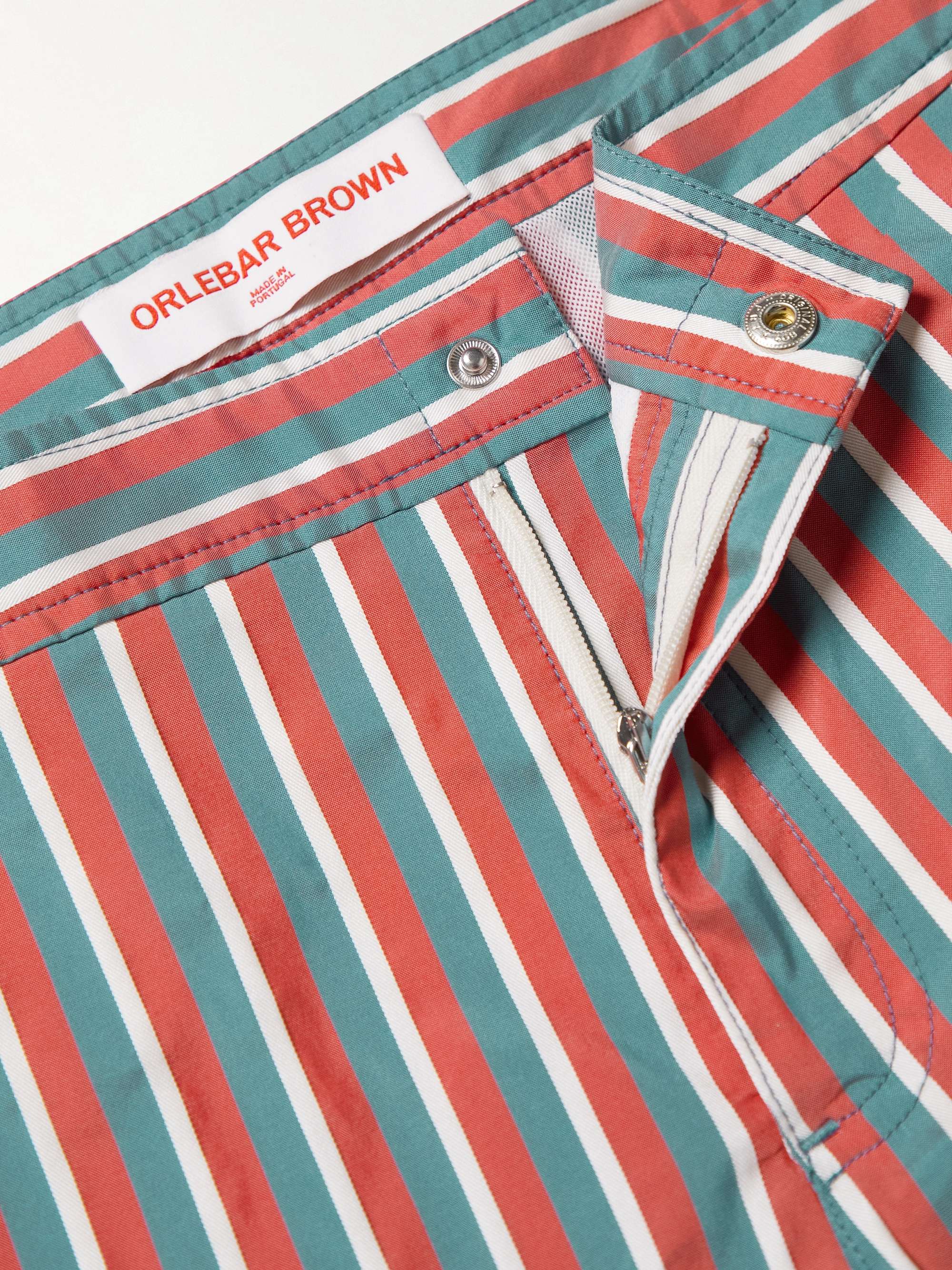 ORLEBAR BROWN Bulldog Straight-Leg Mid-Length Cotton-Blend Swim Shorts