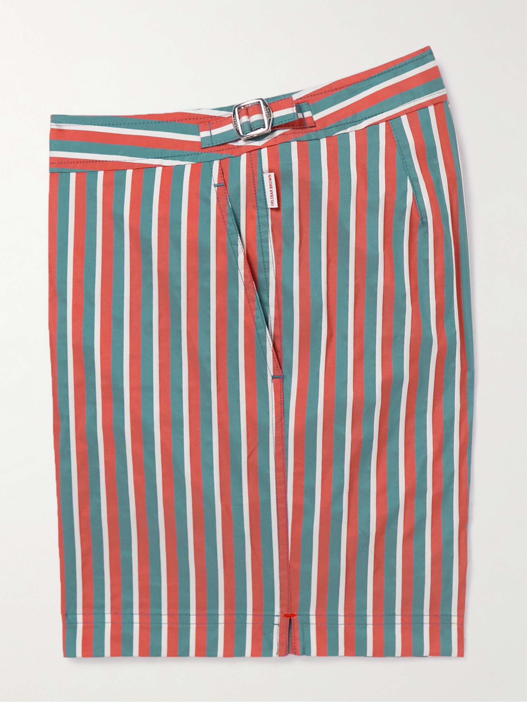ORLEBAR BROWN Bulldog Straight-Leg Mid-Length Cotton-Blend Swim Shorts