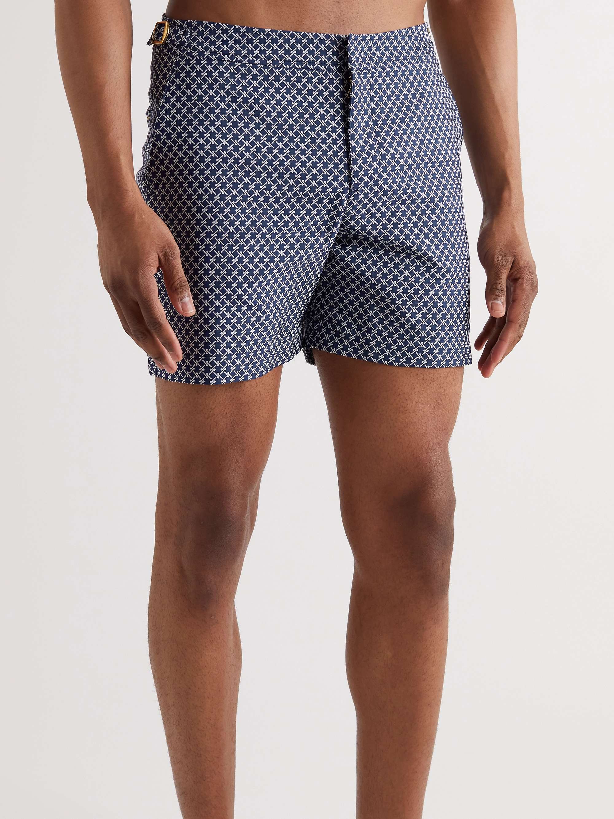 ORLEBAR BROWN Bulldog Mid-Length Jacquard Swim Shorts for Men | MR PORTER