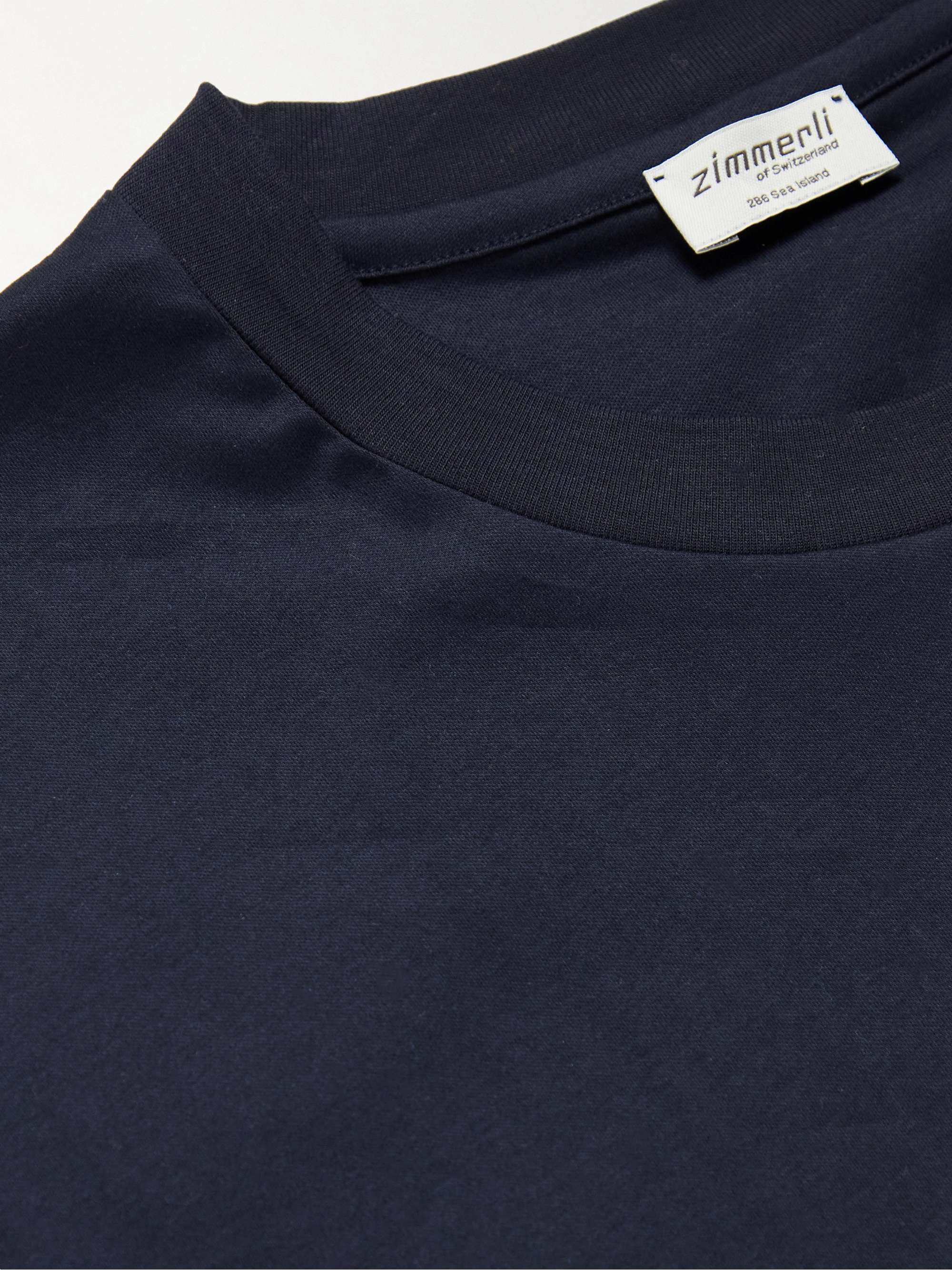 ZIMMERLI Slim-Fit Sea Island Cotton-Jersey T-Shirt