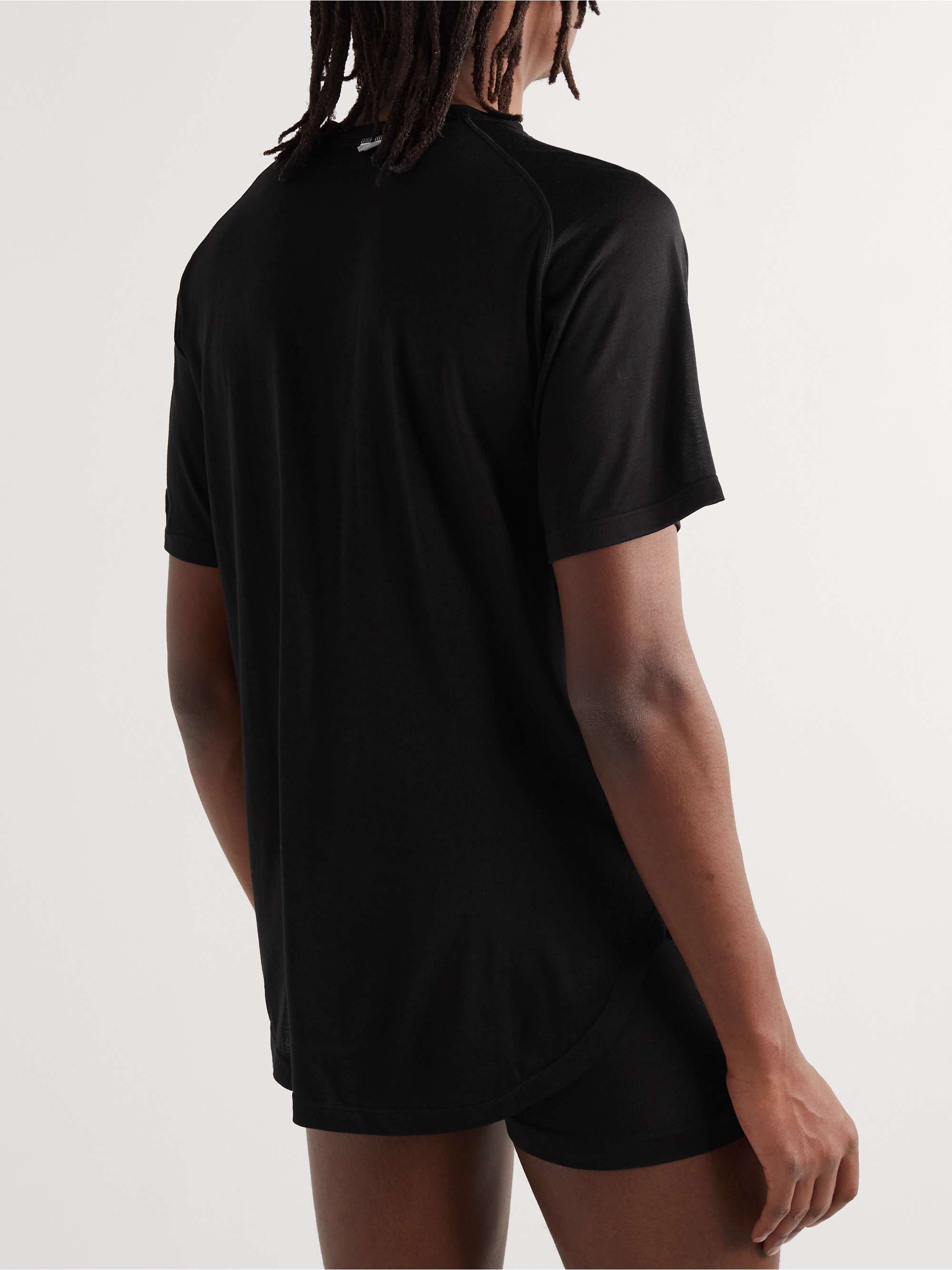 YINDIGO AM Silk-Jersey T-Shirt