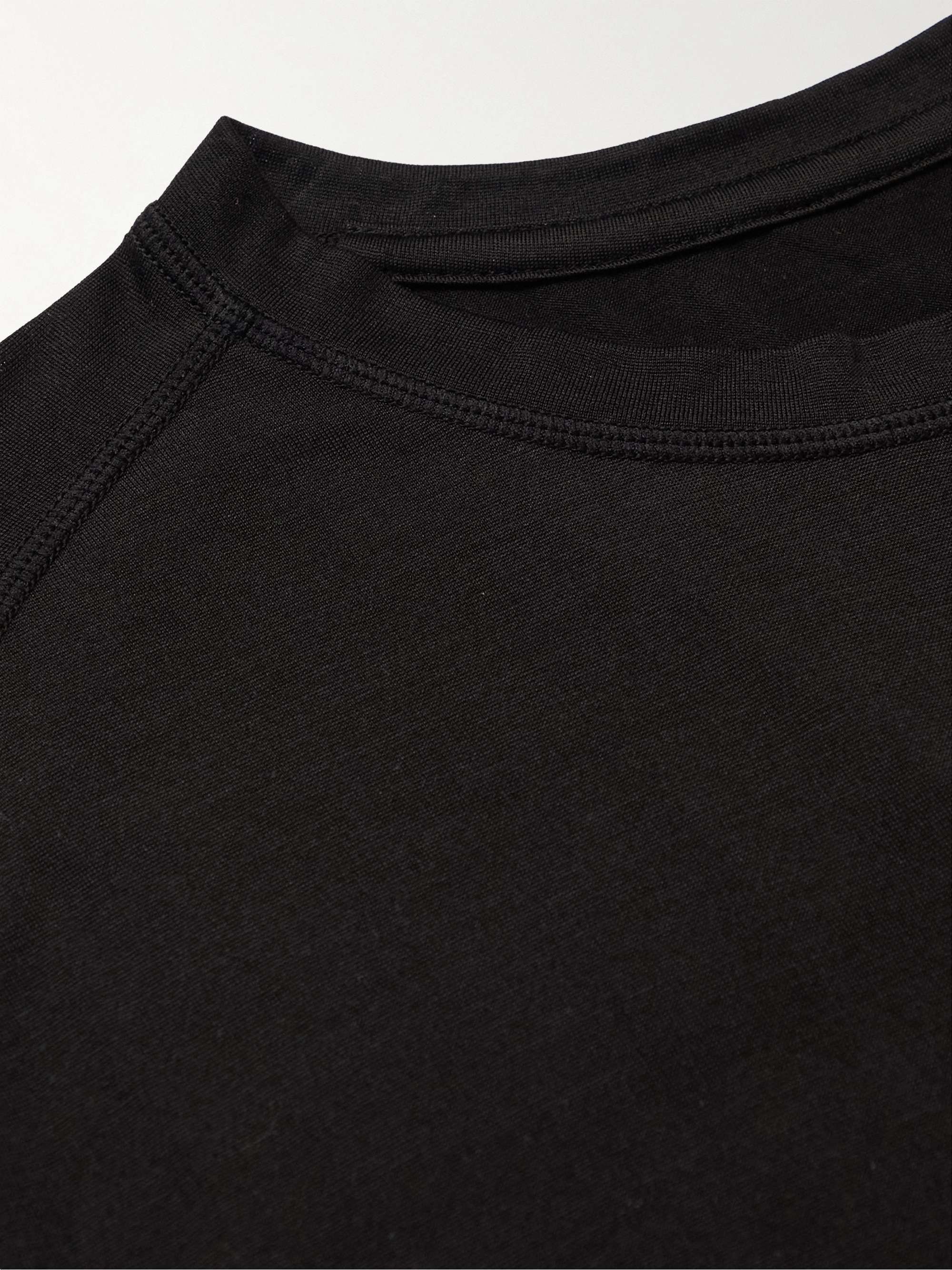 YINDIGO AM Silk-Jersey T-Shirt