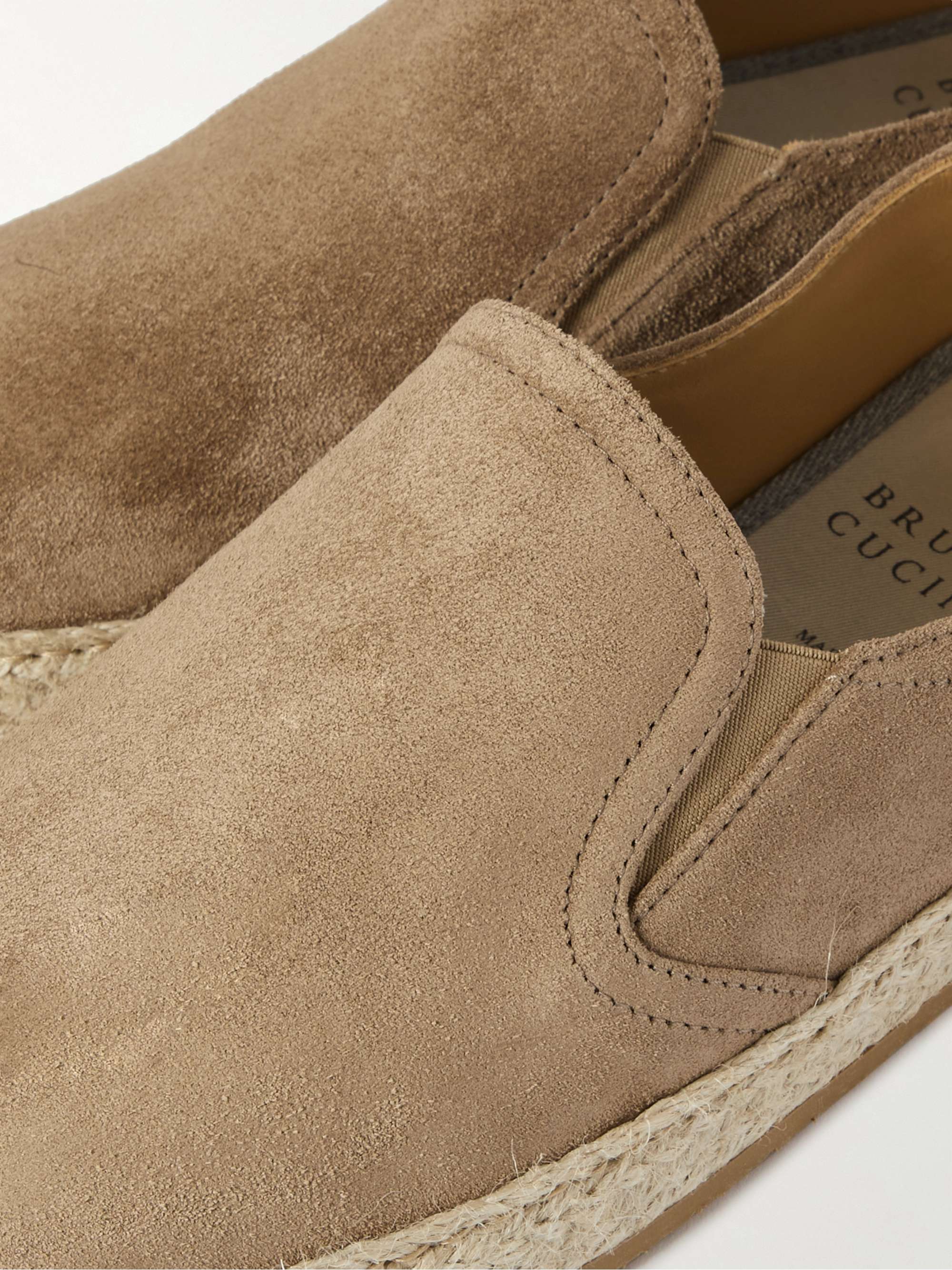BRUNELLO CUCINELLI Suede Espadrilles