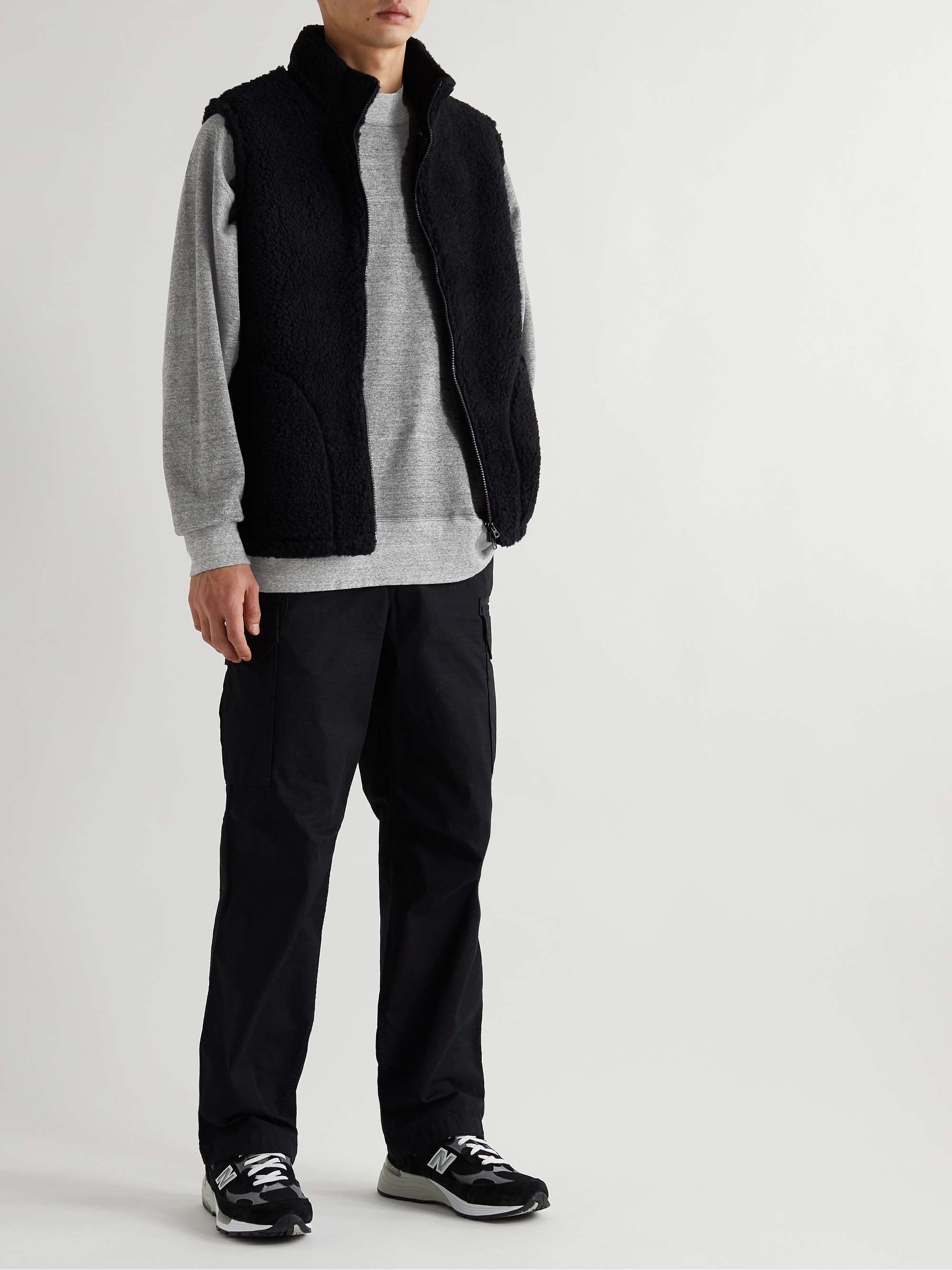 NANAMICA Mock-Neck Cotton-Blend Jersey Sweatshirt for Men | MR PORTER