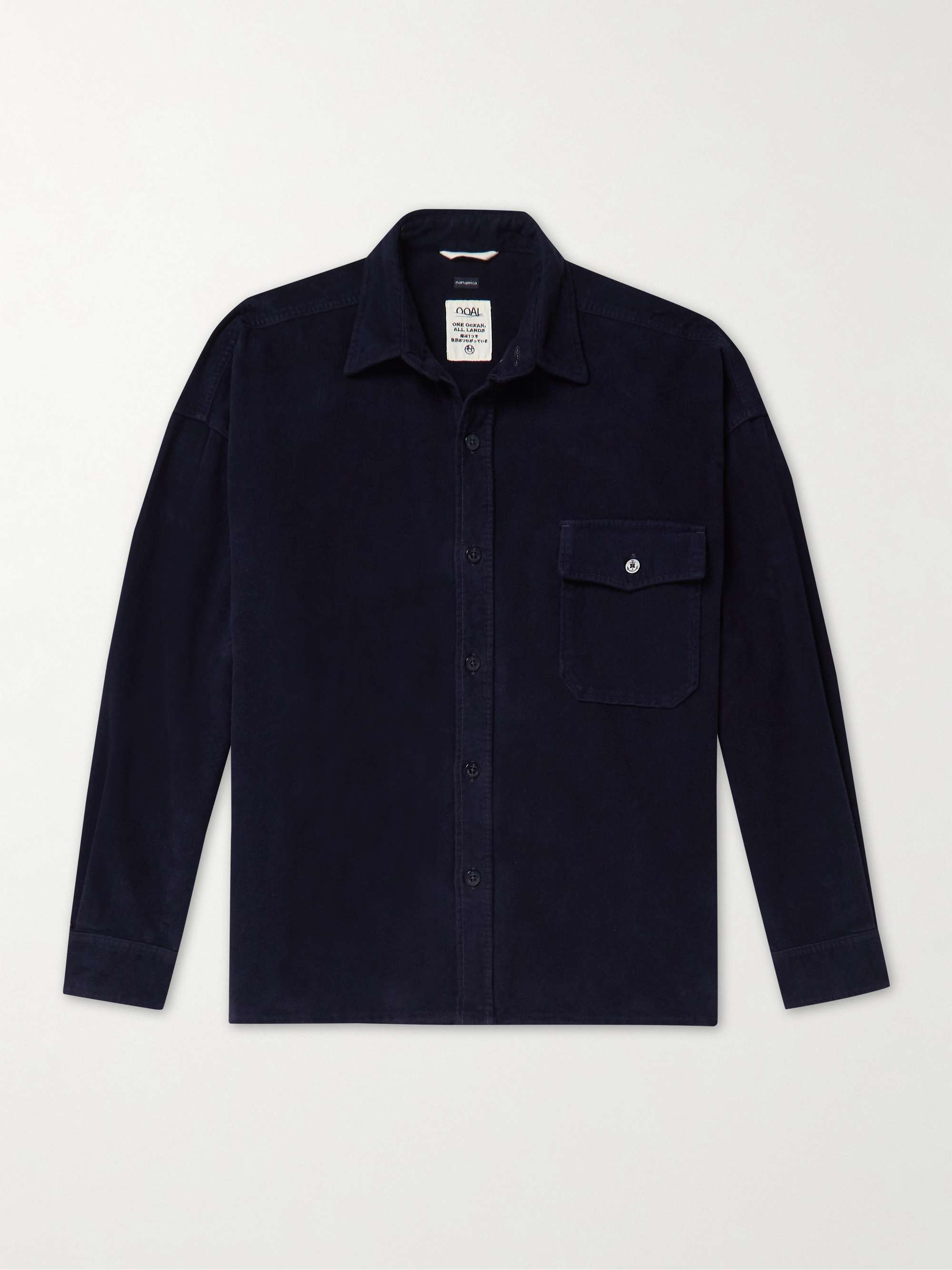 NANAMICA Cotton-Blend Flannel Shirt for Men | MR PORTER