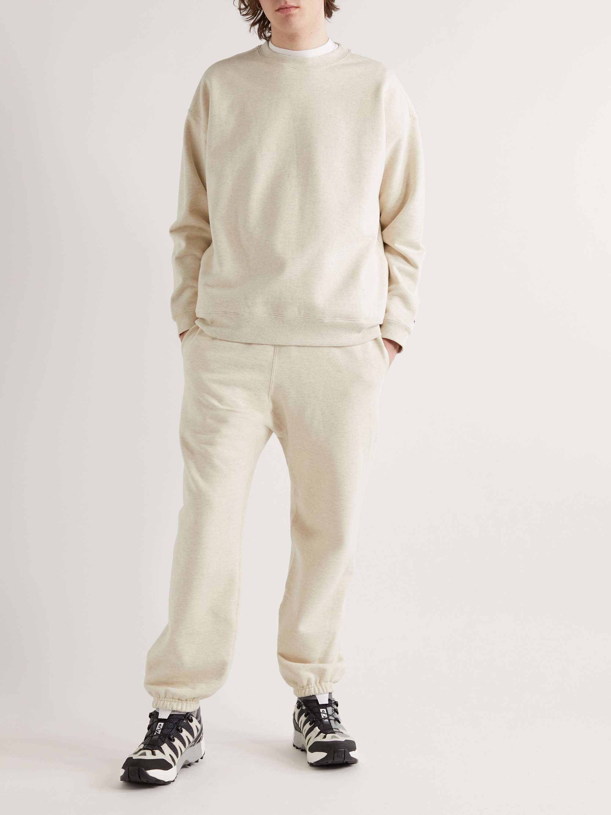 Tapered Recycled Cotton-Jersey Sweatpants