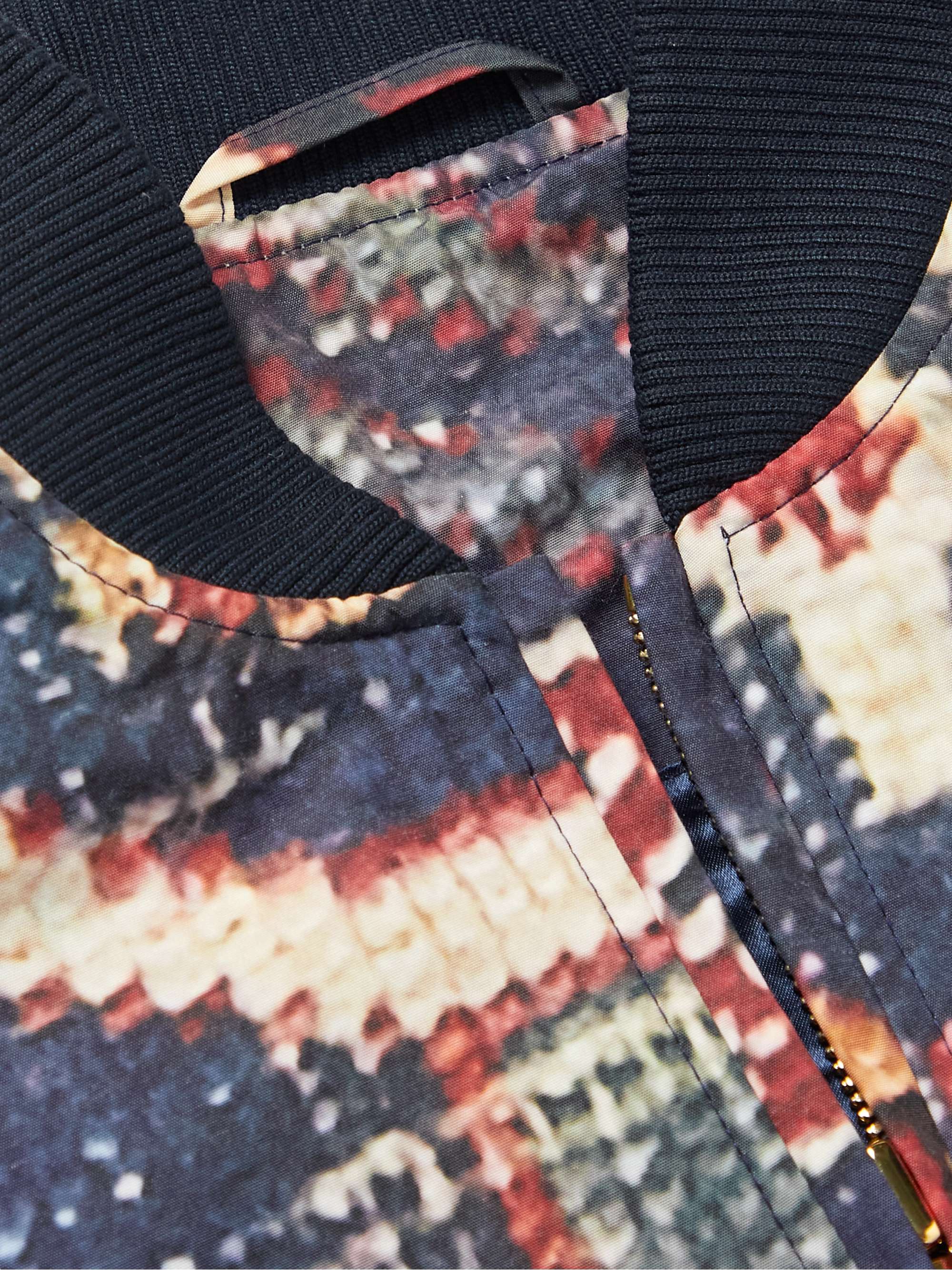 KING KENNEDY RUGS Printed Shell Bomber Jacket