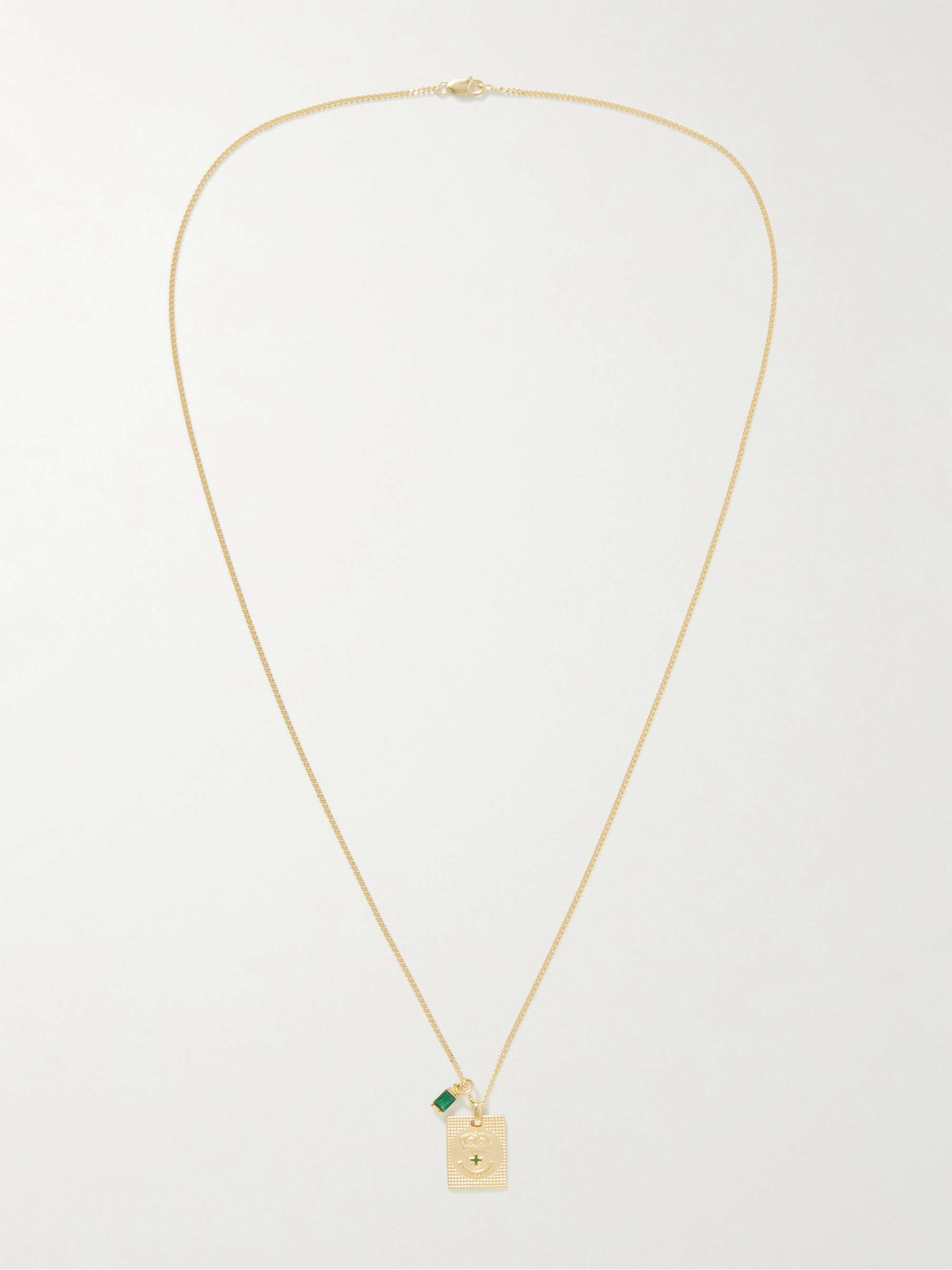 MIANSAI Lineage Gold Vermeil and Quartz Pendant Necklace