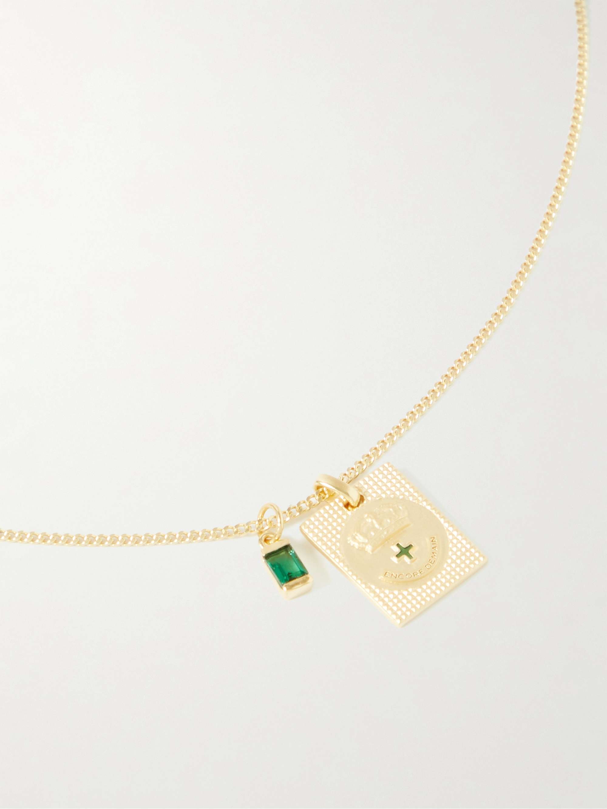MIANSAI Lineage Gold Vermeil and Quartz Pendant Necklace