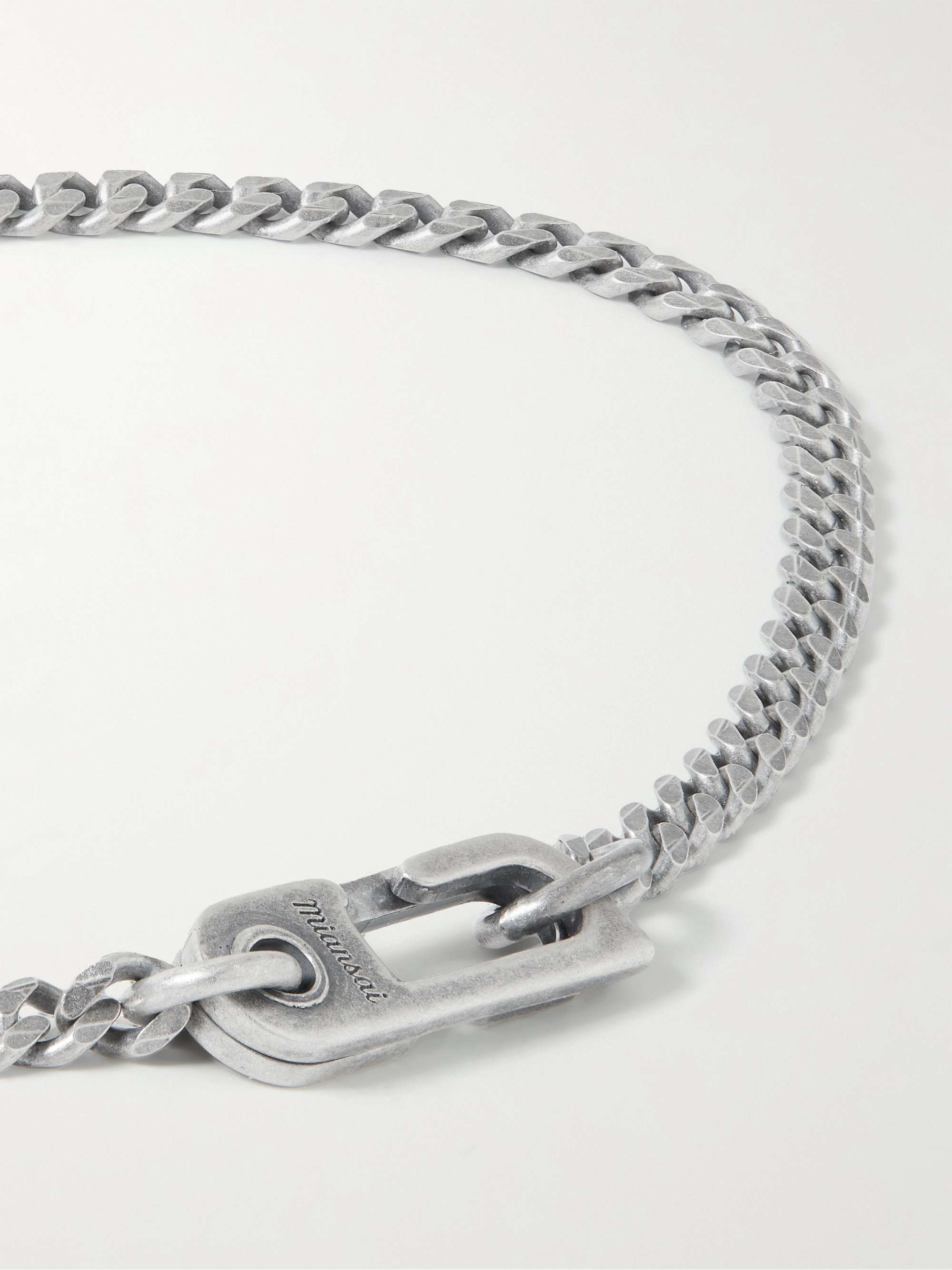 MIANSAI Annex Oxidized Silver Chain Bracelet