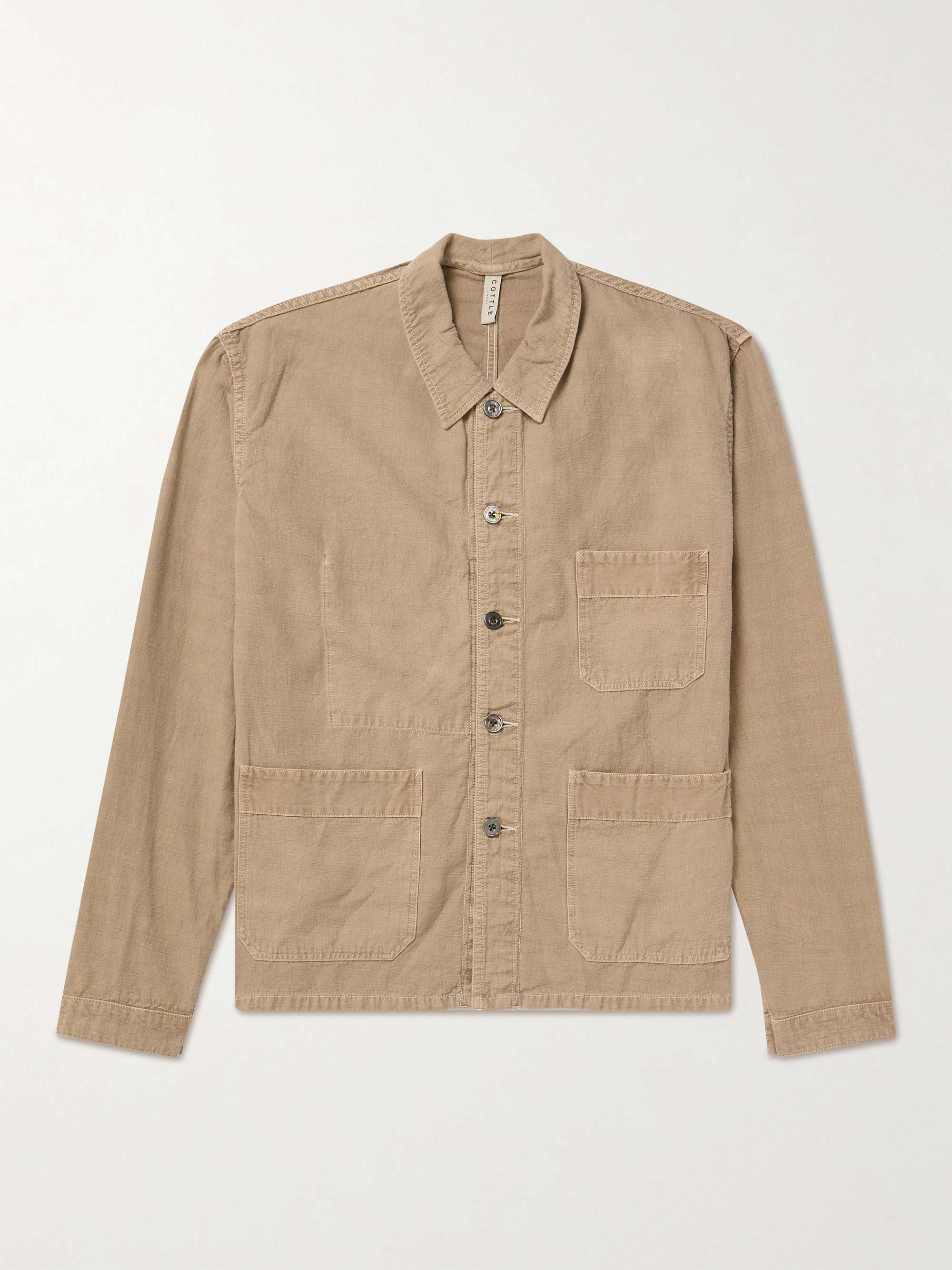 COTTLE Itto Unsai Cotton and Linen-Blend Chore Jacket