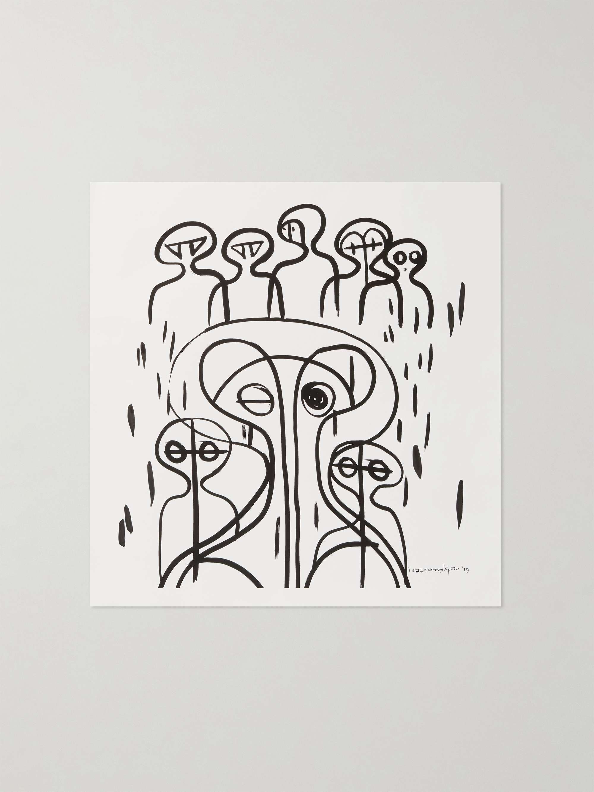 OBIDA + Isaac Emokpae Togetherness from the Monads Collection Print, 60 x 50cm