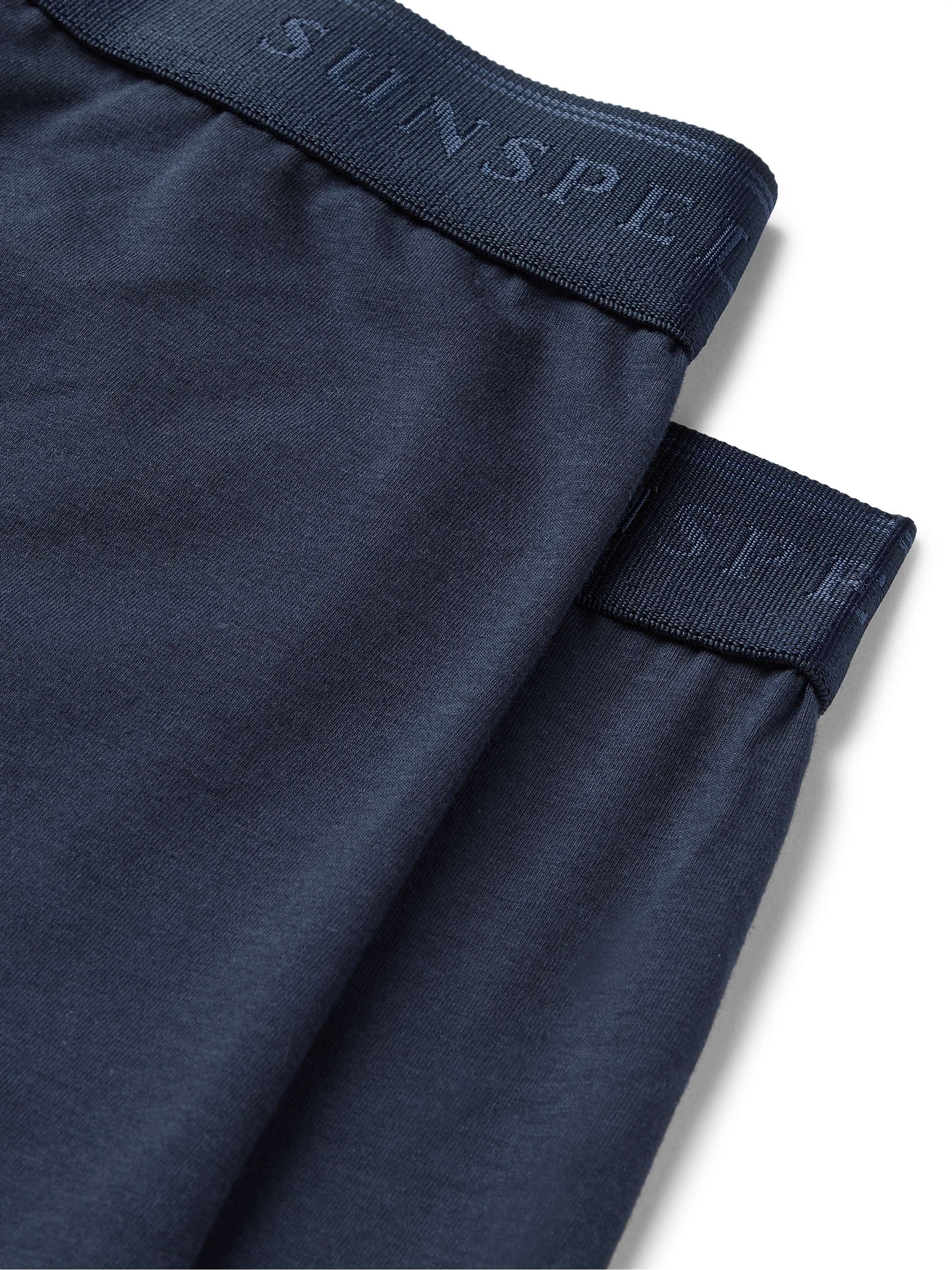 SUNSPEL Two-Pack Stretch-Cotton Boxer Briefs