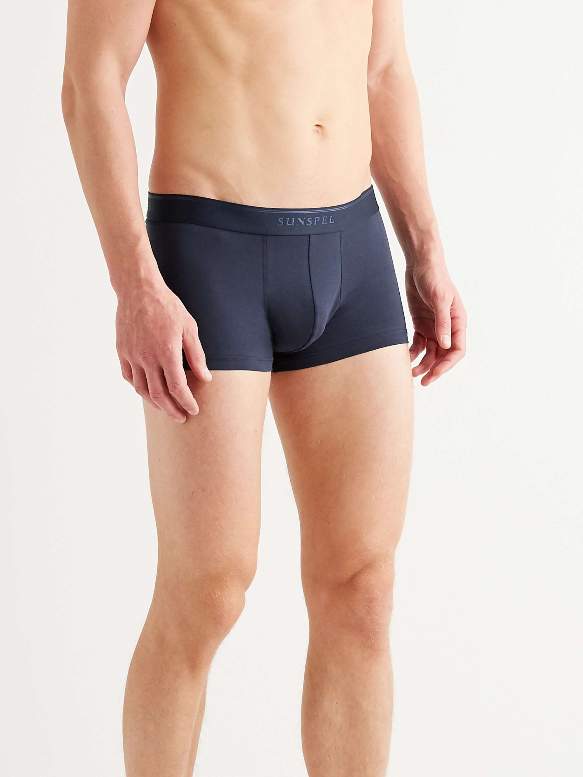 SUNSPEL Two-Pack Stretch-Cotton Boxer Briefs