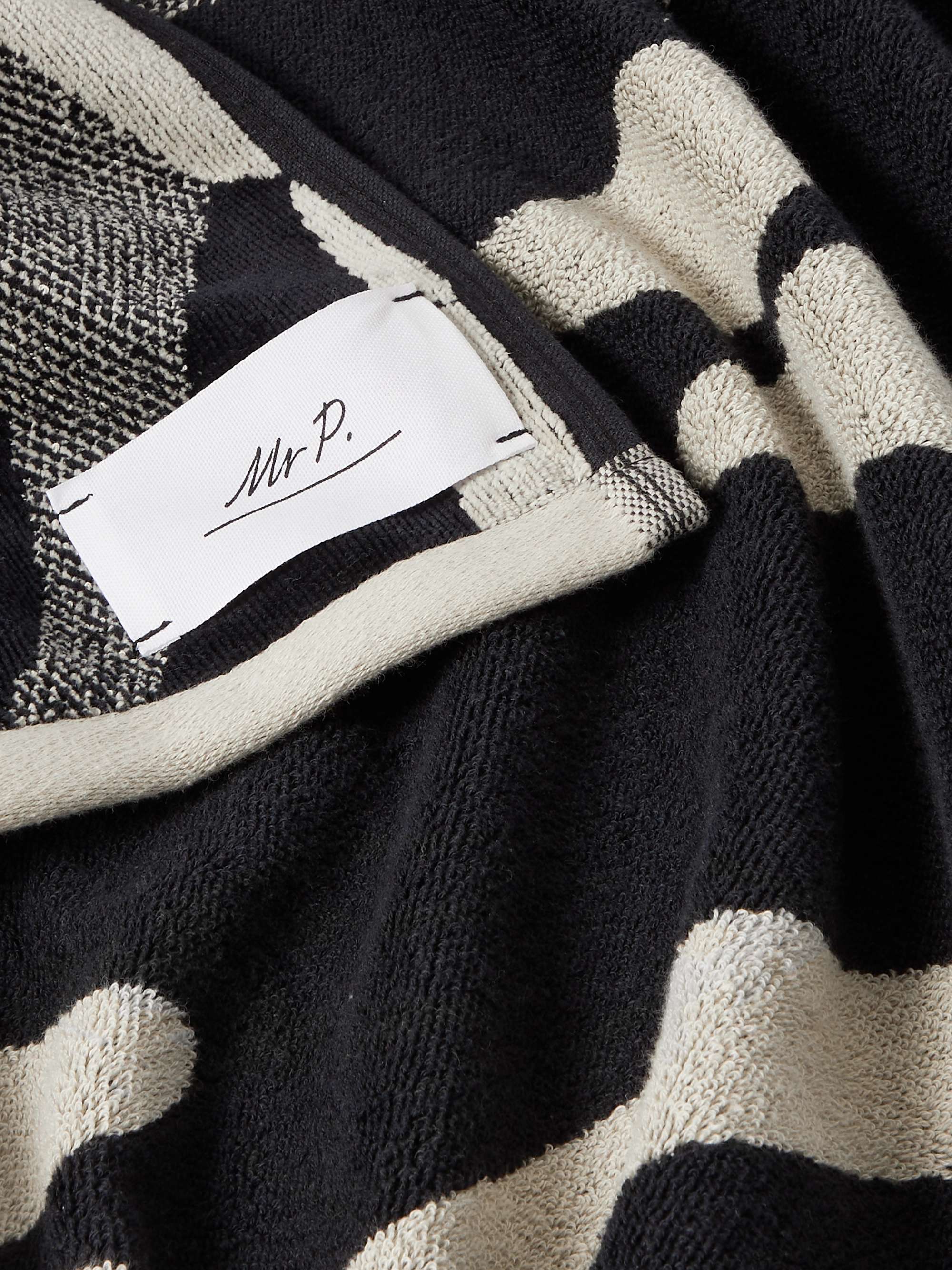 MR P. Fern Cotton-Terry Jacquard Beach Towel