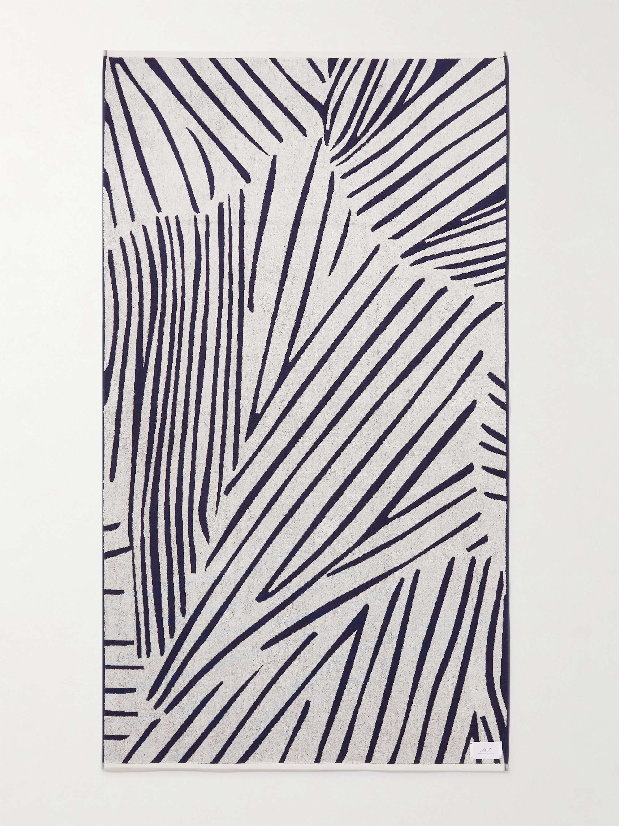 MR P. Breton Cotton-Terry Jacquard Beach Towel