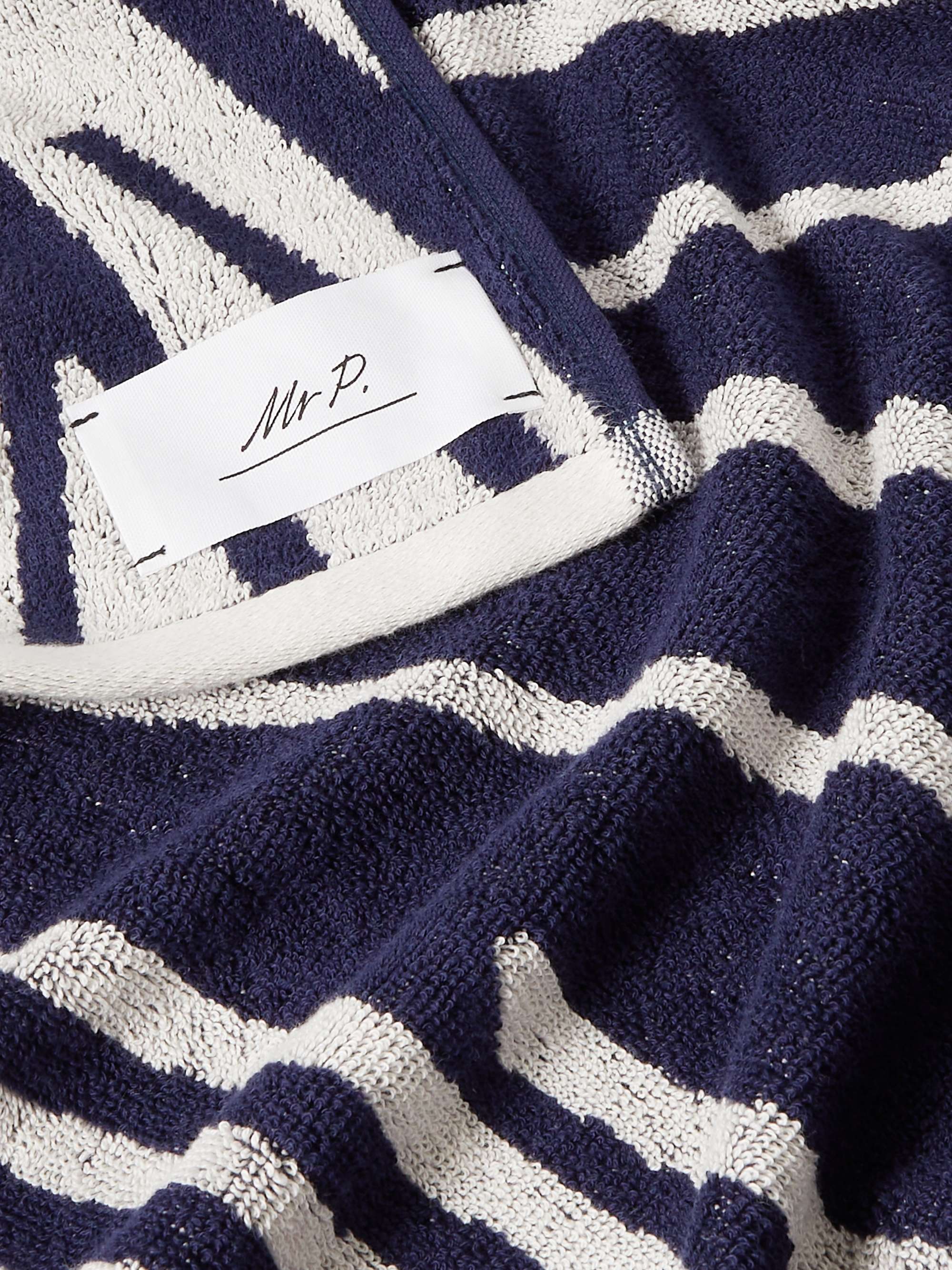 MR P. Breton Cotton-Terry Jacquard Beach Towel