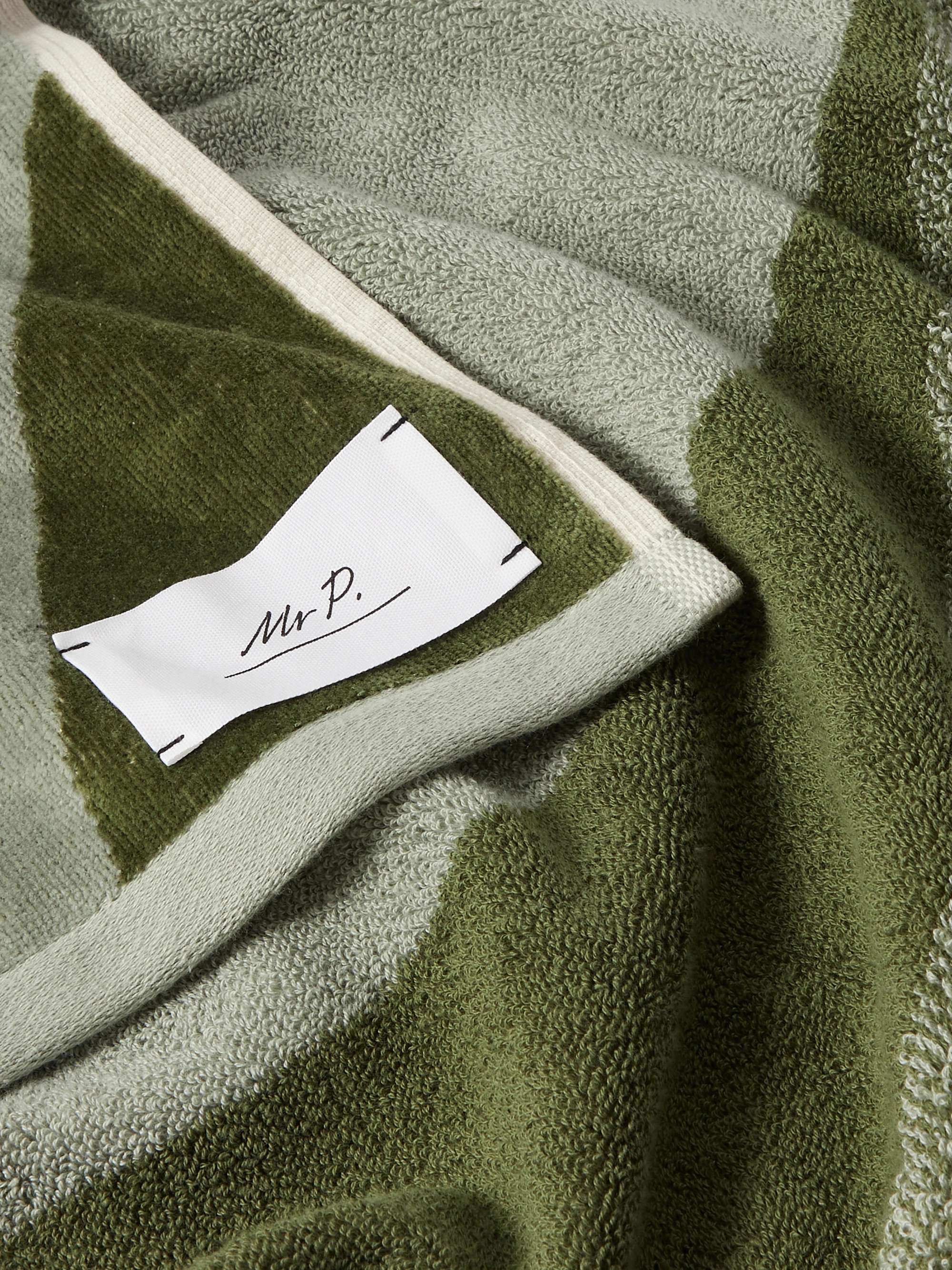 MR P. Cotton-Terry Jacquard Beach Towel