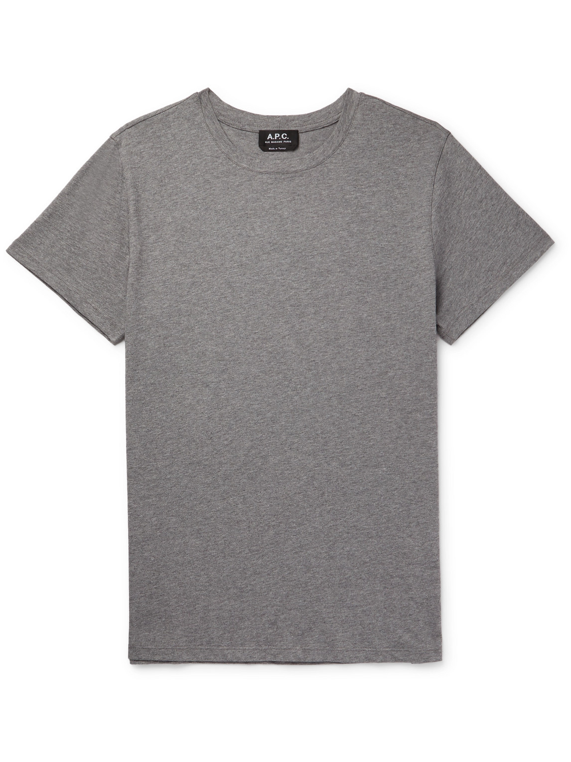 Apc Jimmy Cotton-jersey T-shirt In Gray