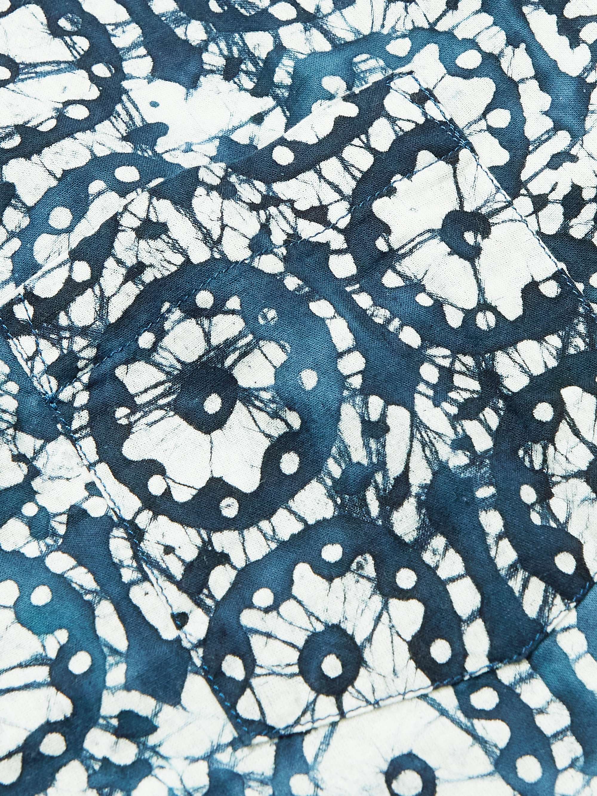 CORRIDOR Convertible-Collar Printed Cotton Shirt