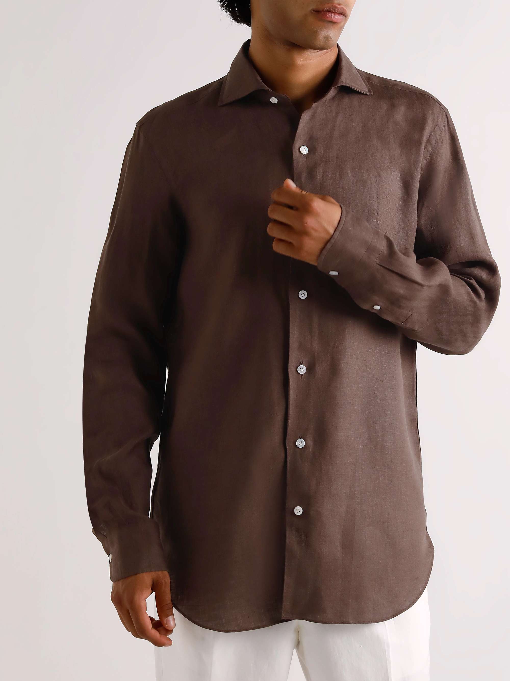 DE PETRILLO Linen Shirt