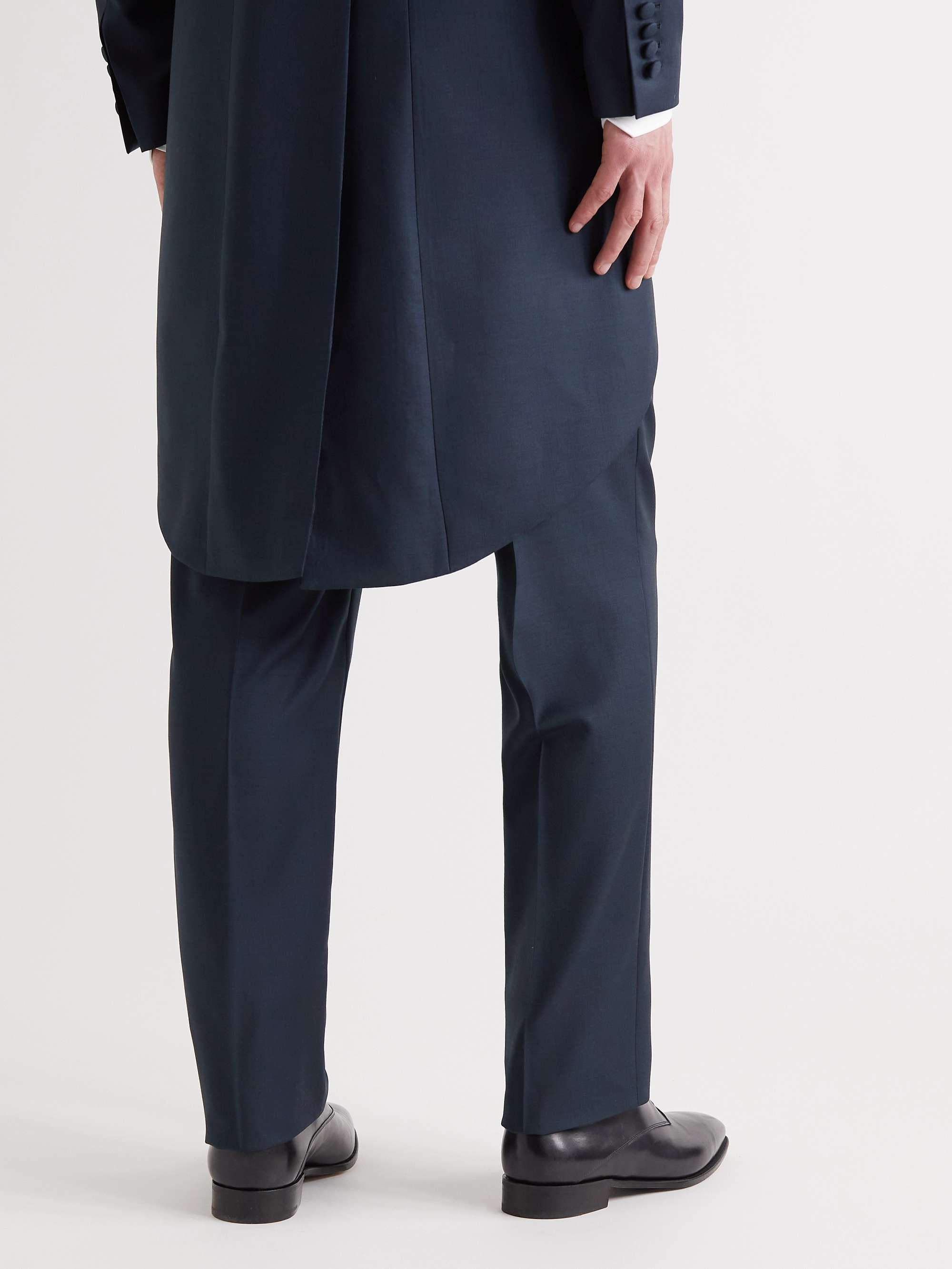 FAVOURBROOK Westminster Straight-Leg Striped Wool Trousers