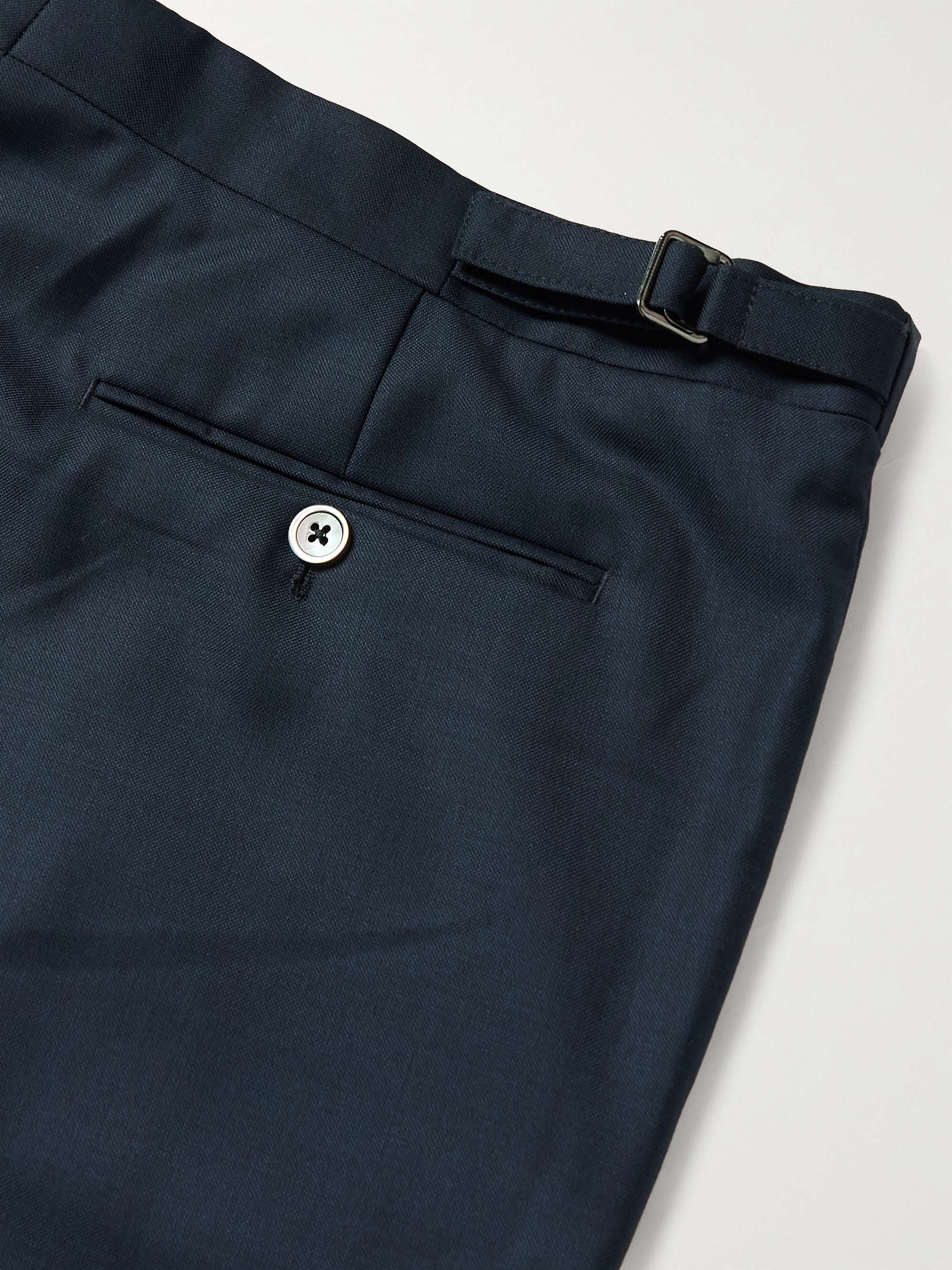 FAVOURBROOK Westminster Straight-Leg Striped Wool Trousers