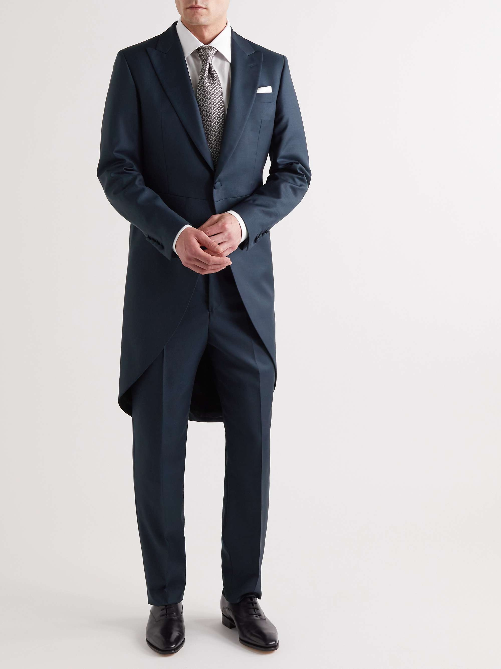FAVOURBROOK Westminster Straight-Leg Striped Wool Trousers