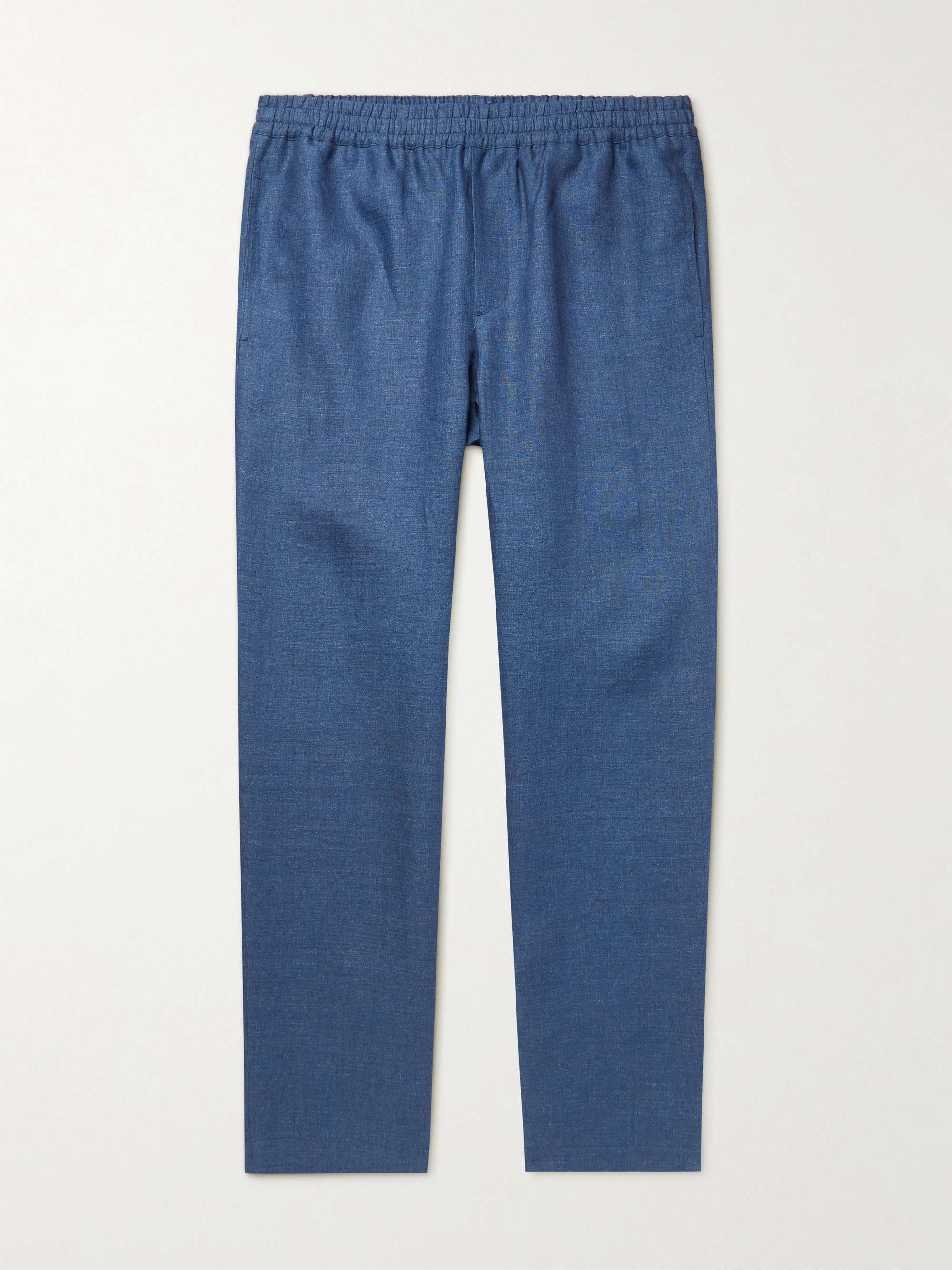 LORO PIANA Straight-Leg Linen Trousers