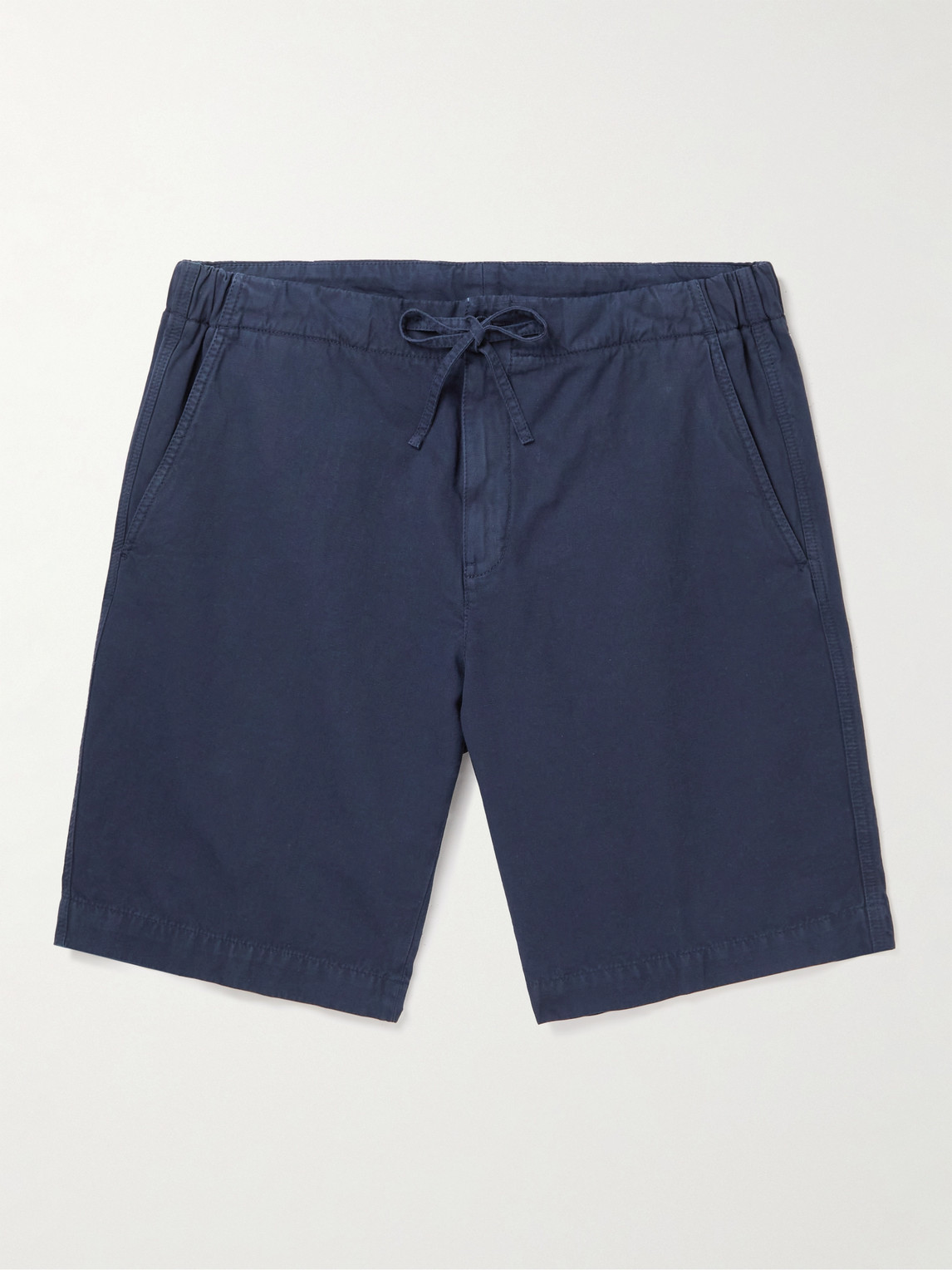 Loro Piana Straight-Leg Cotton and Linen-Blend Drawstring Bermuda Shortsen