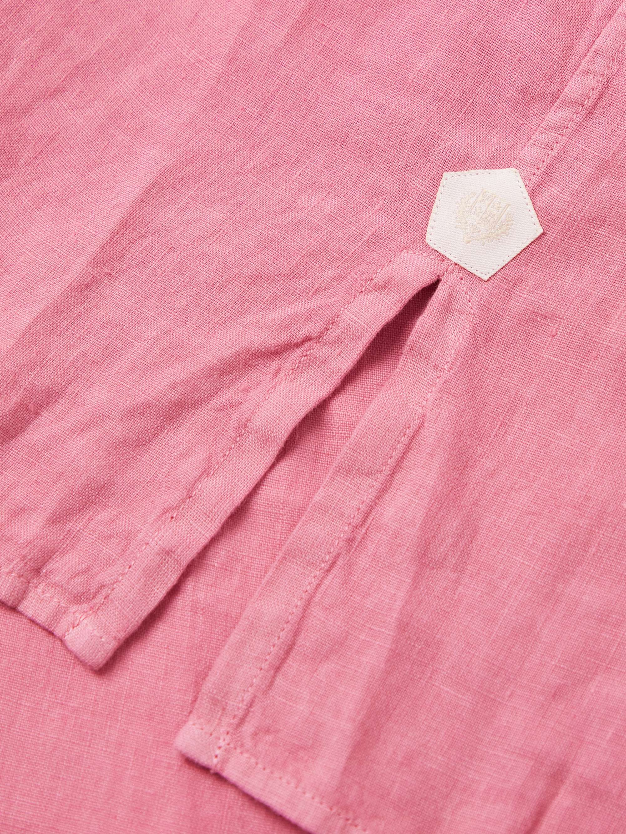 LORO PIANA André Linen Polo Shirt