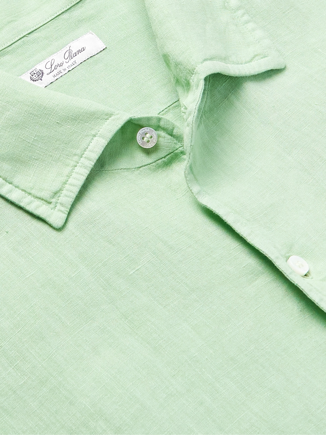 Shop Loro Piana André Garment-dyed Linen Shirt In Unknown