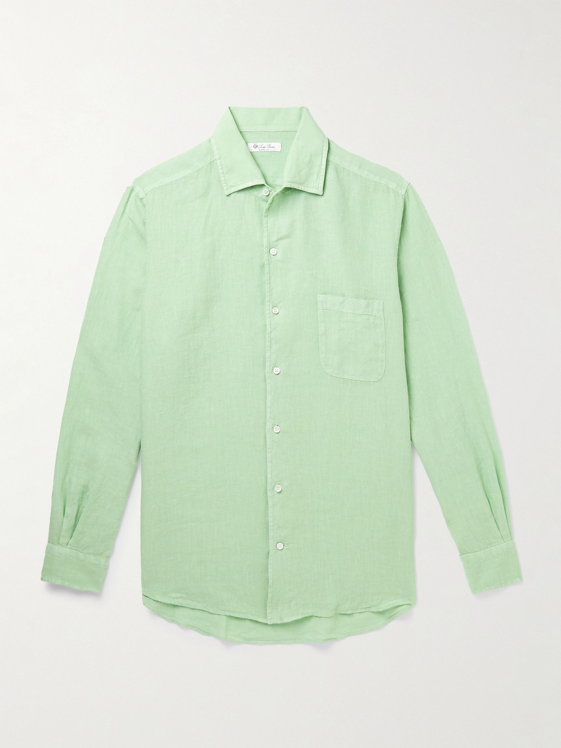 Loro Piana André Garment-Dyed Linen Shirt - Men