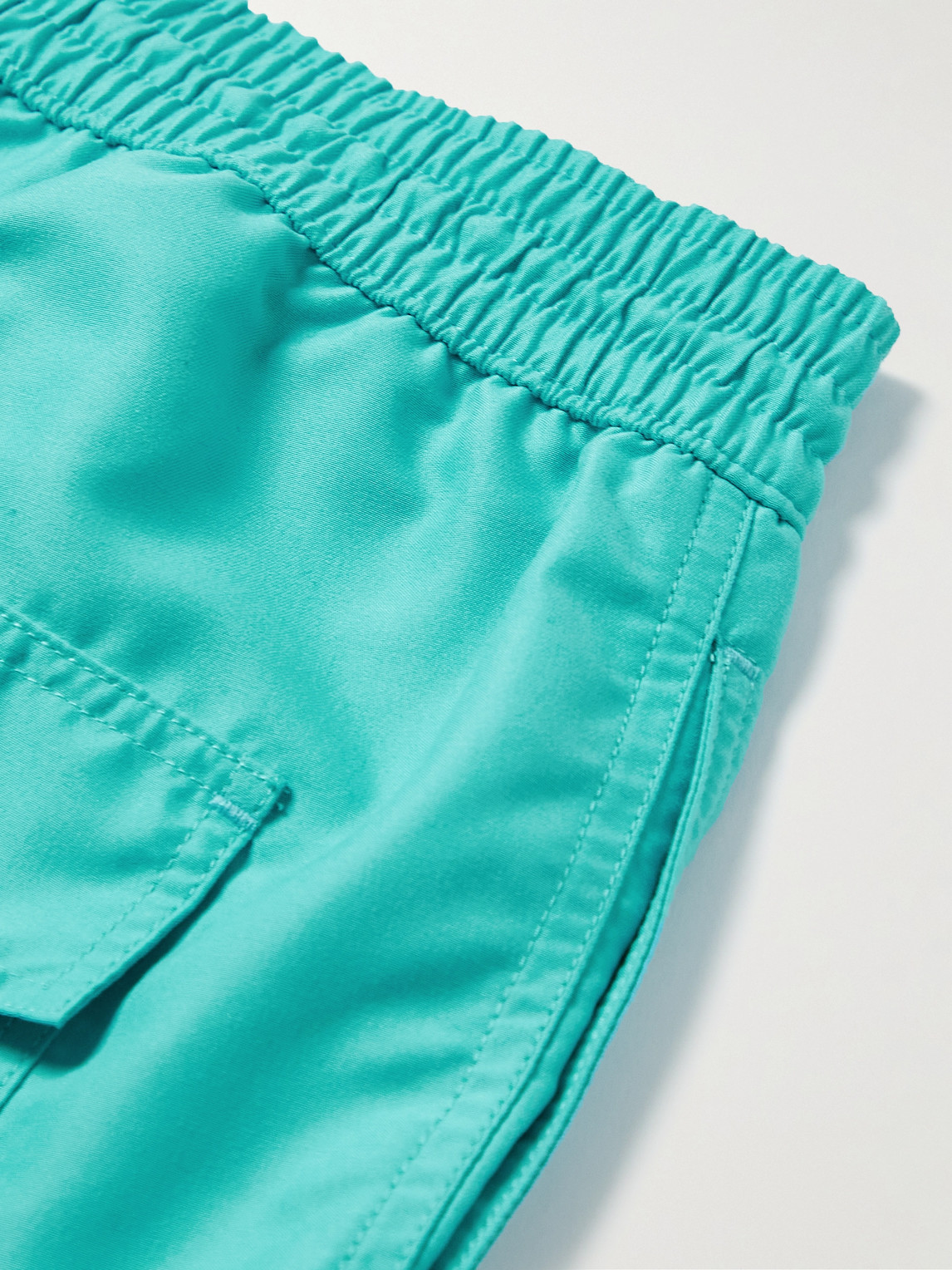 Shop Loro Piana Mid-length Swim Shorts In Blue