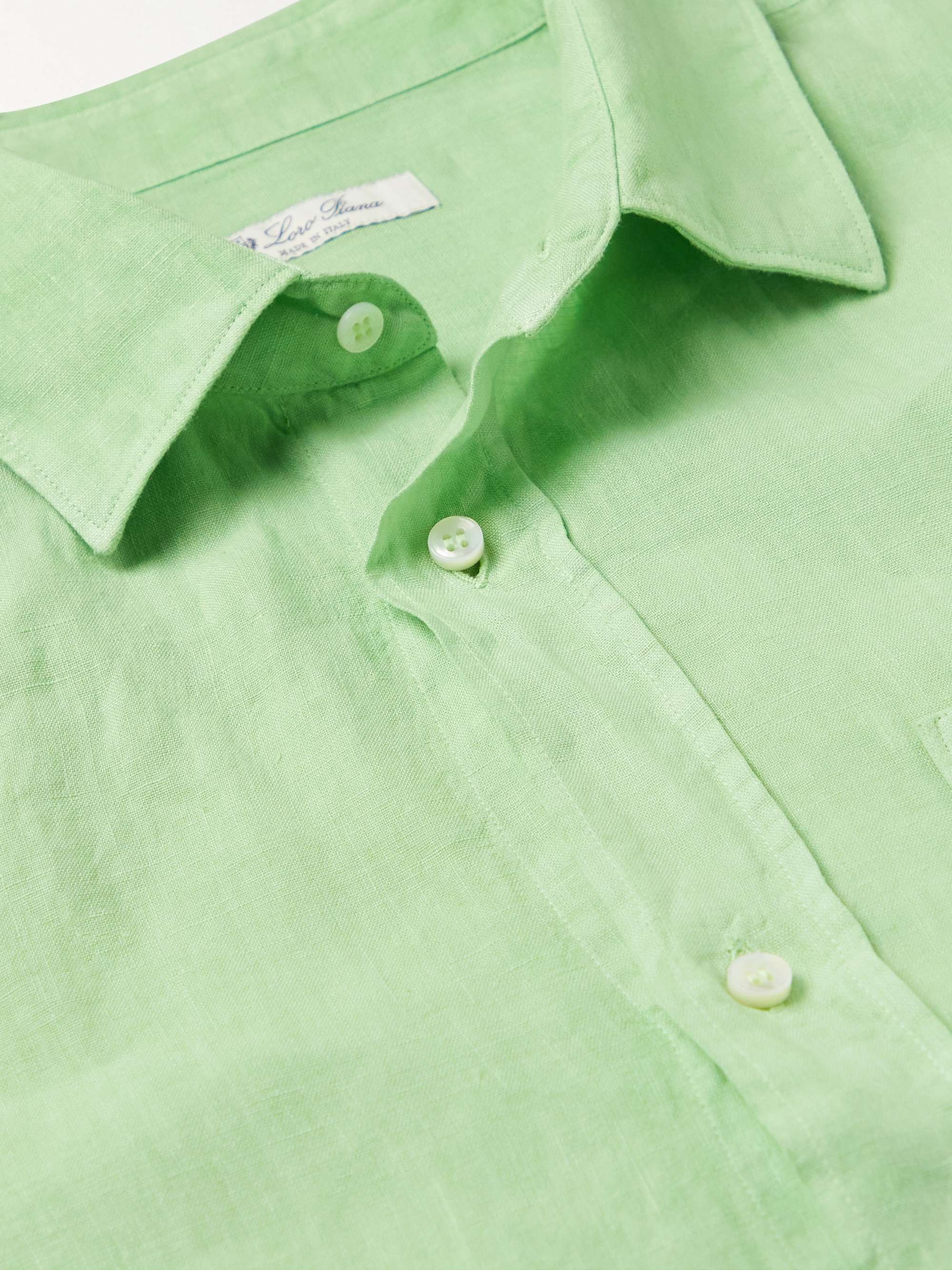 LORO PIANA Oliver Linen Shirt